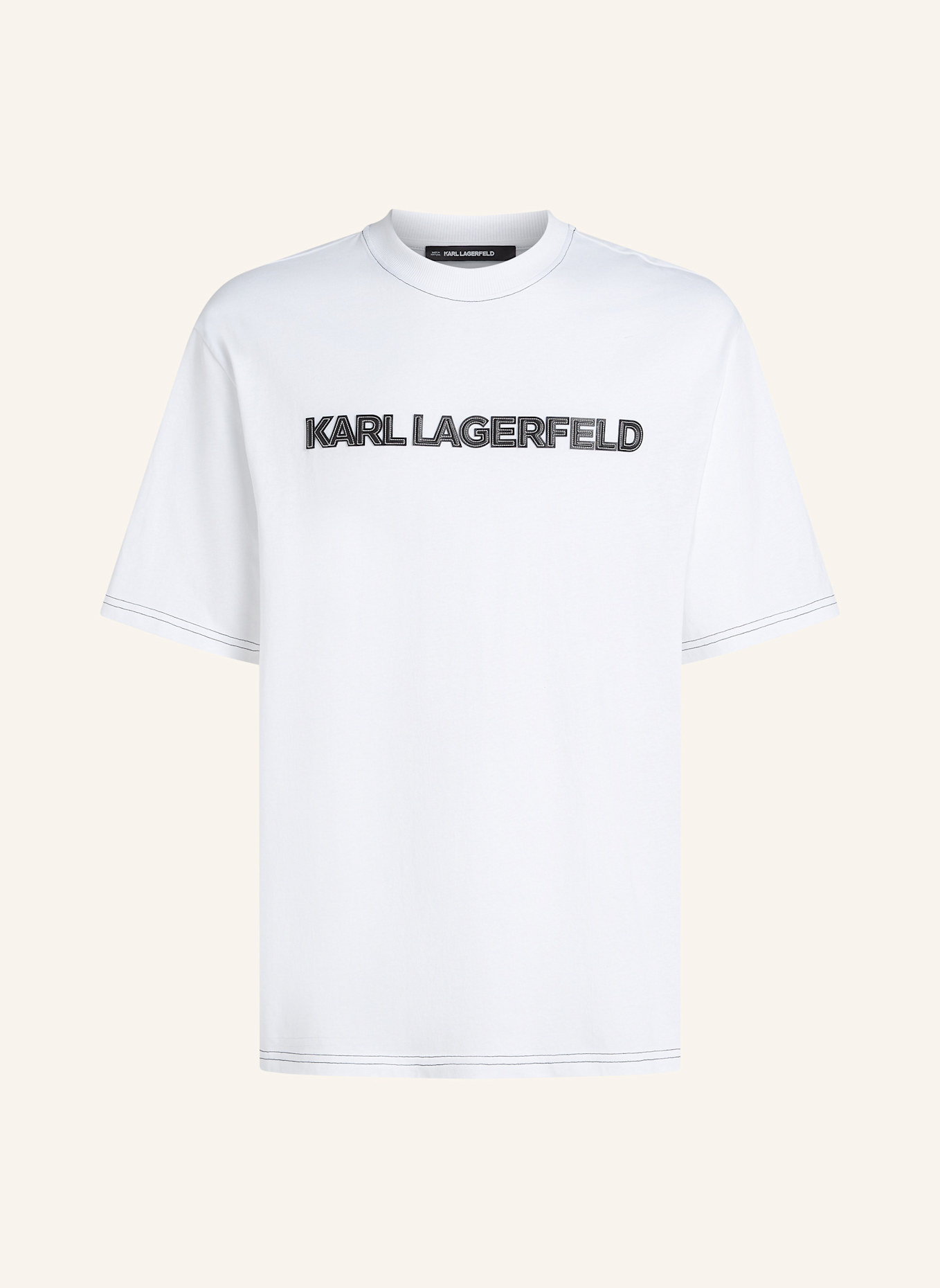 KARL LAGERFELD T-shirt: WEISS