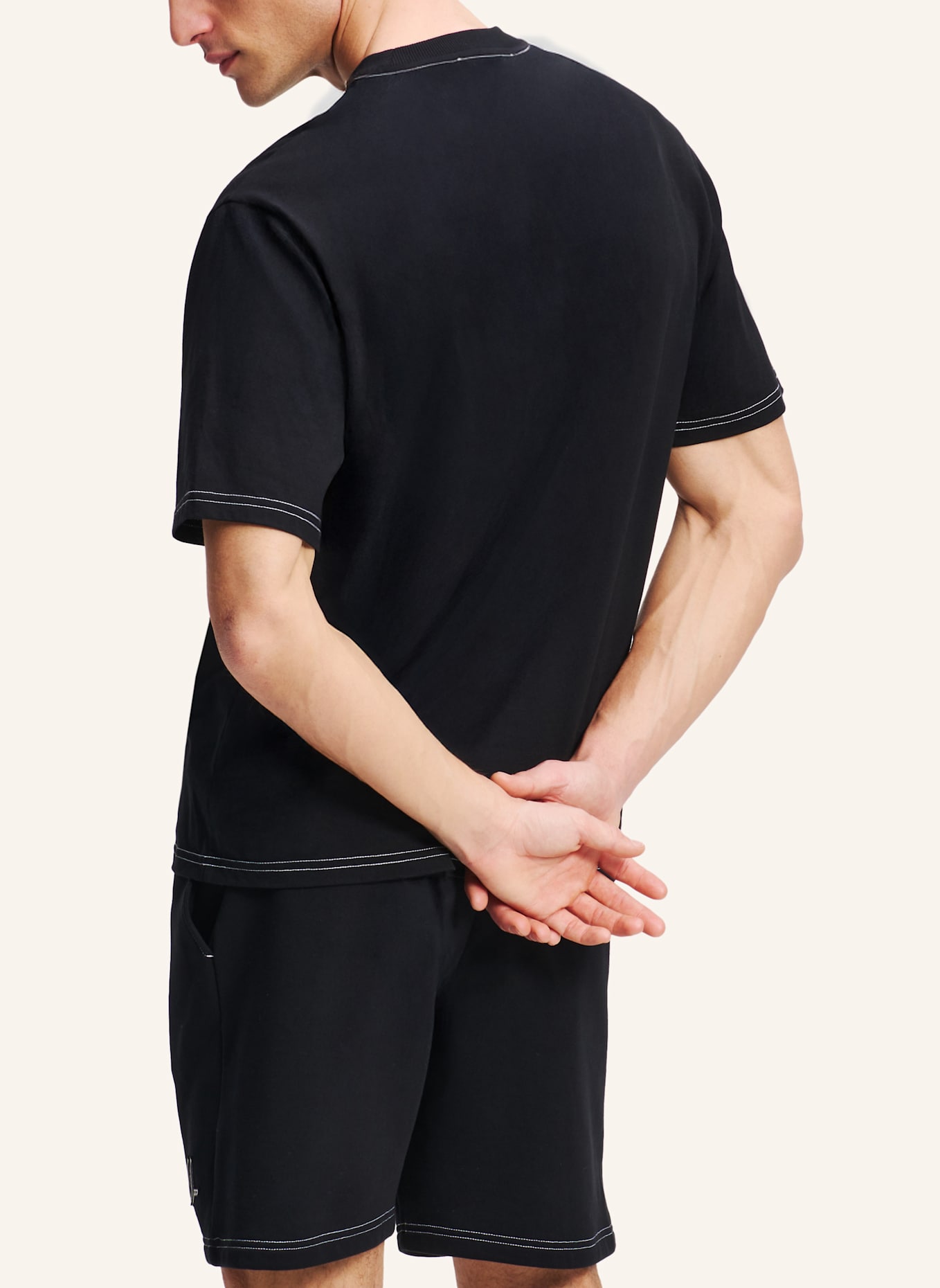 KARL LAGERFELD T-shirt: SCHWARZ