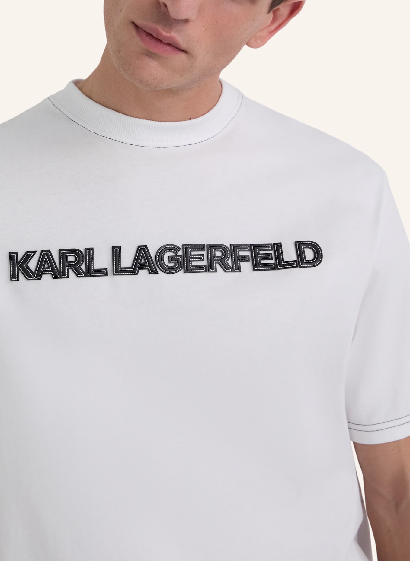 KARL LAGERFELD T-shirt: WEISS