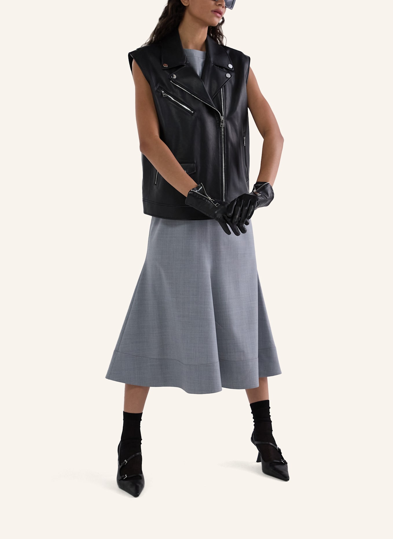 KARL LAGERFELD Weste: SCHWARZ