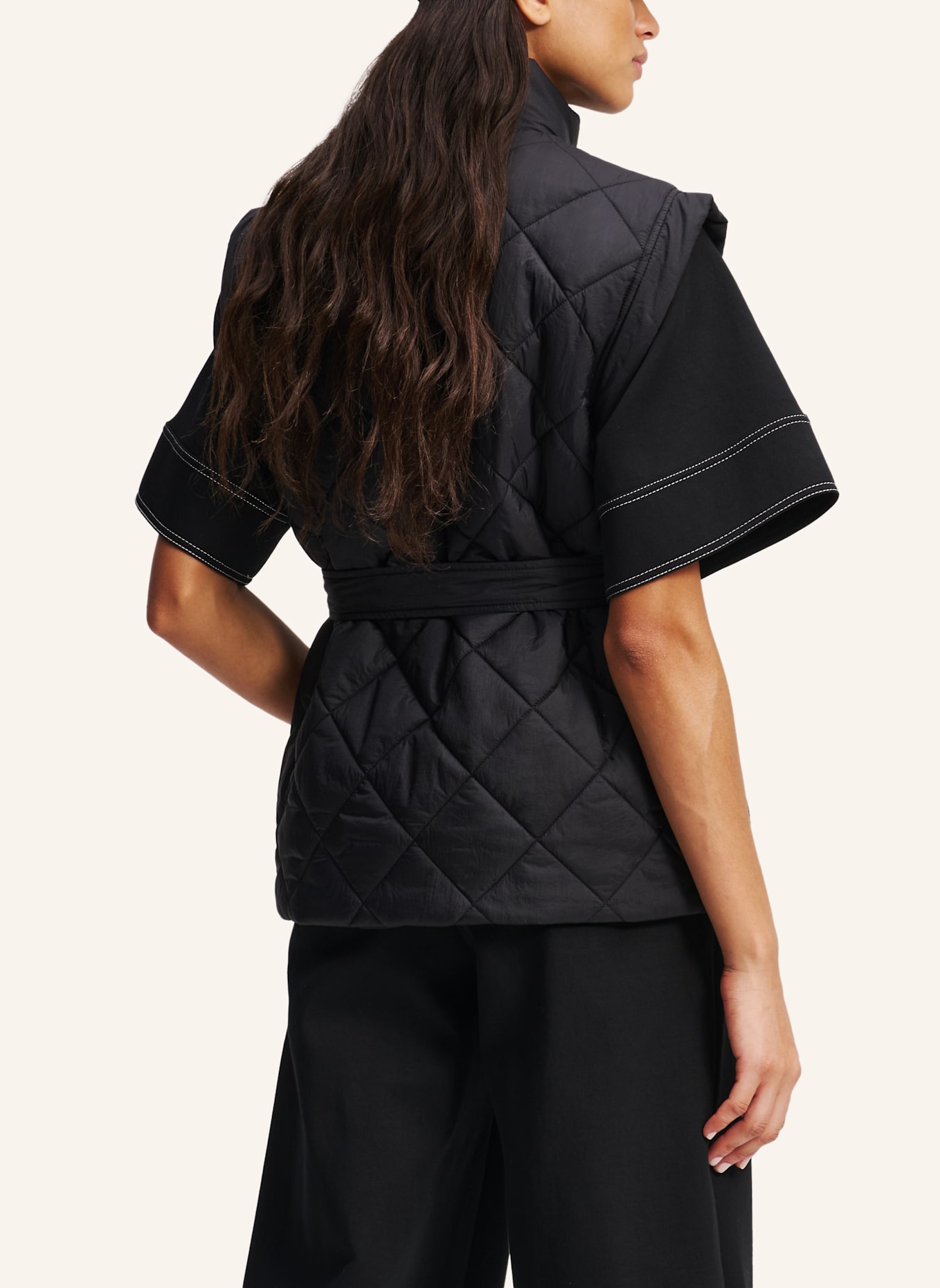 KARL LAGERFELD Weste: SCHWARZ