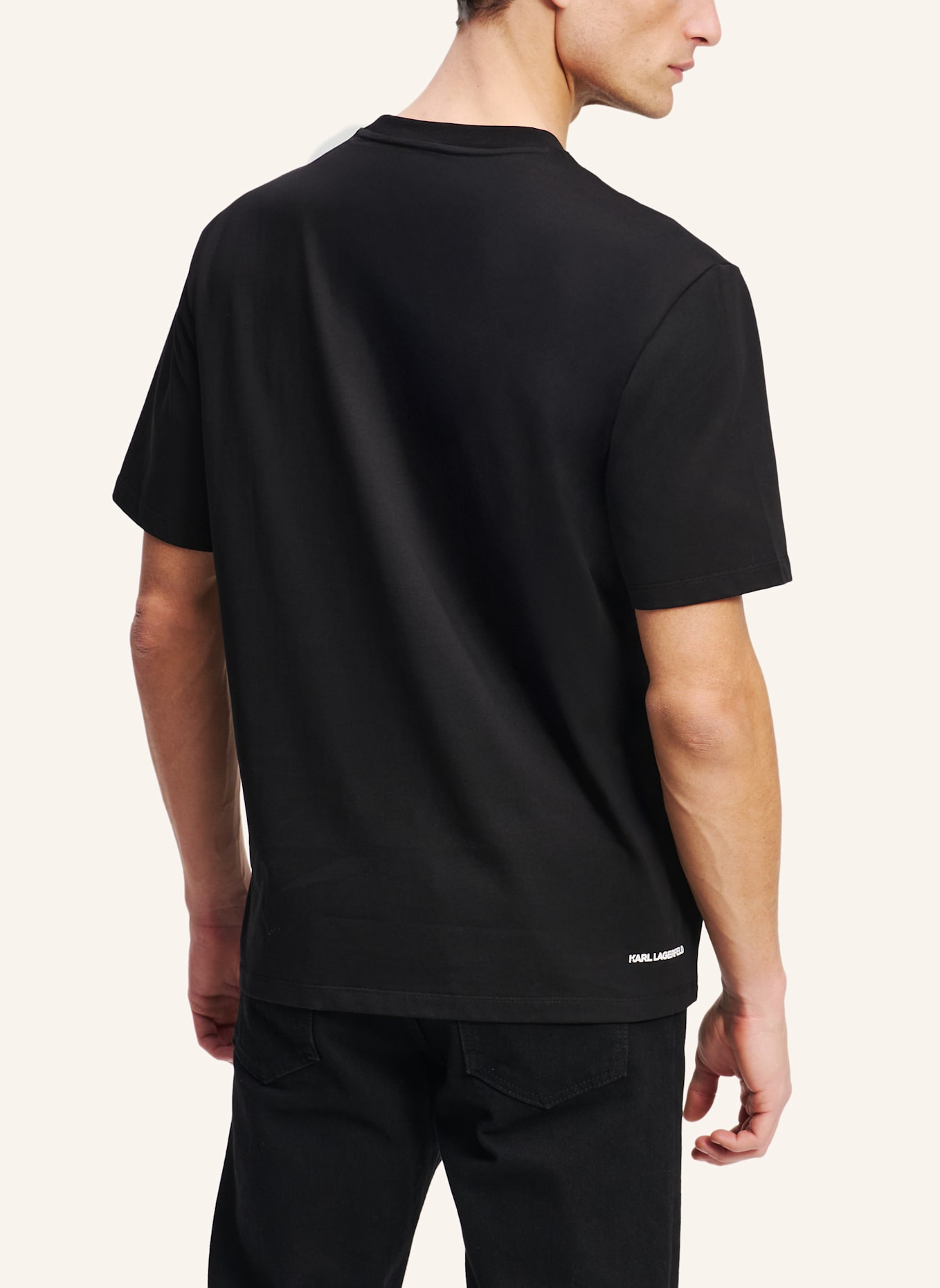KARL LAGERFELD T-shirt: SCHWARZ