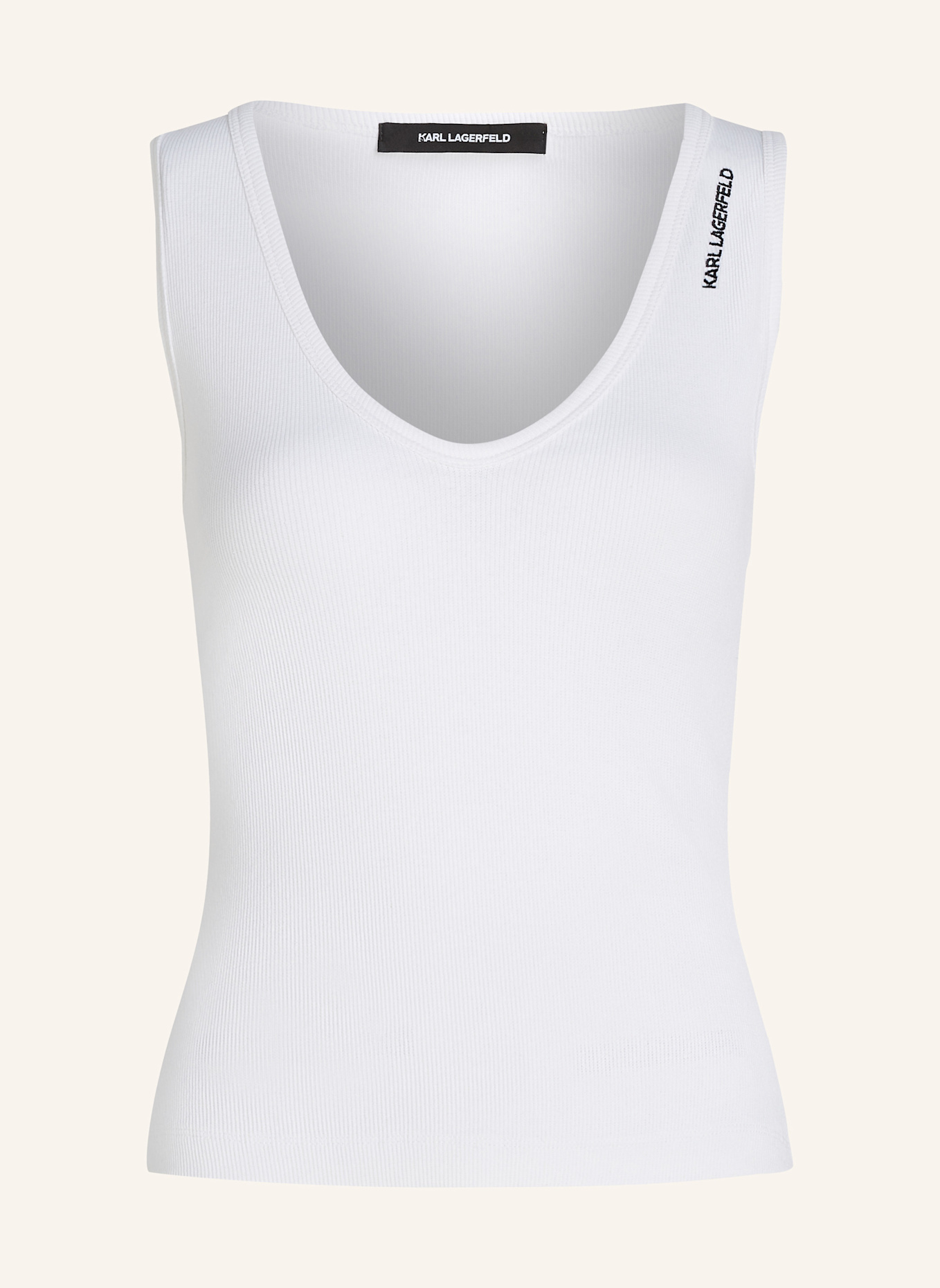 KARL LAGERFELD Unterhemd: WEISS