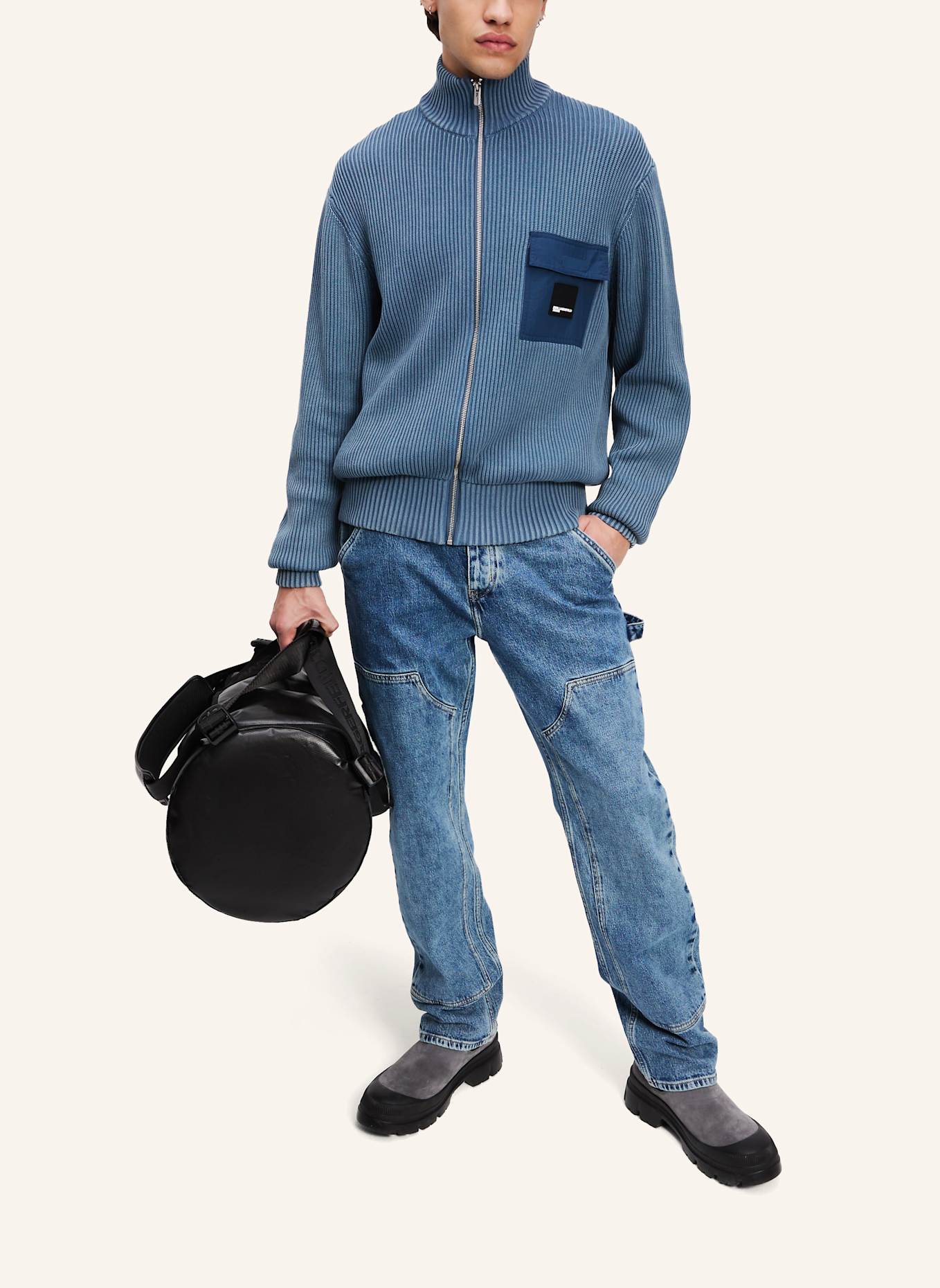 KARL LAGERFELD JEANS Sweatshirt: DUNKELBLAU