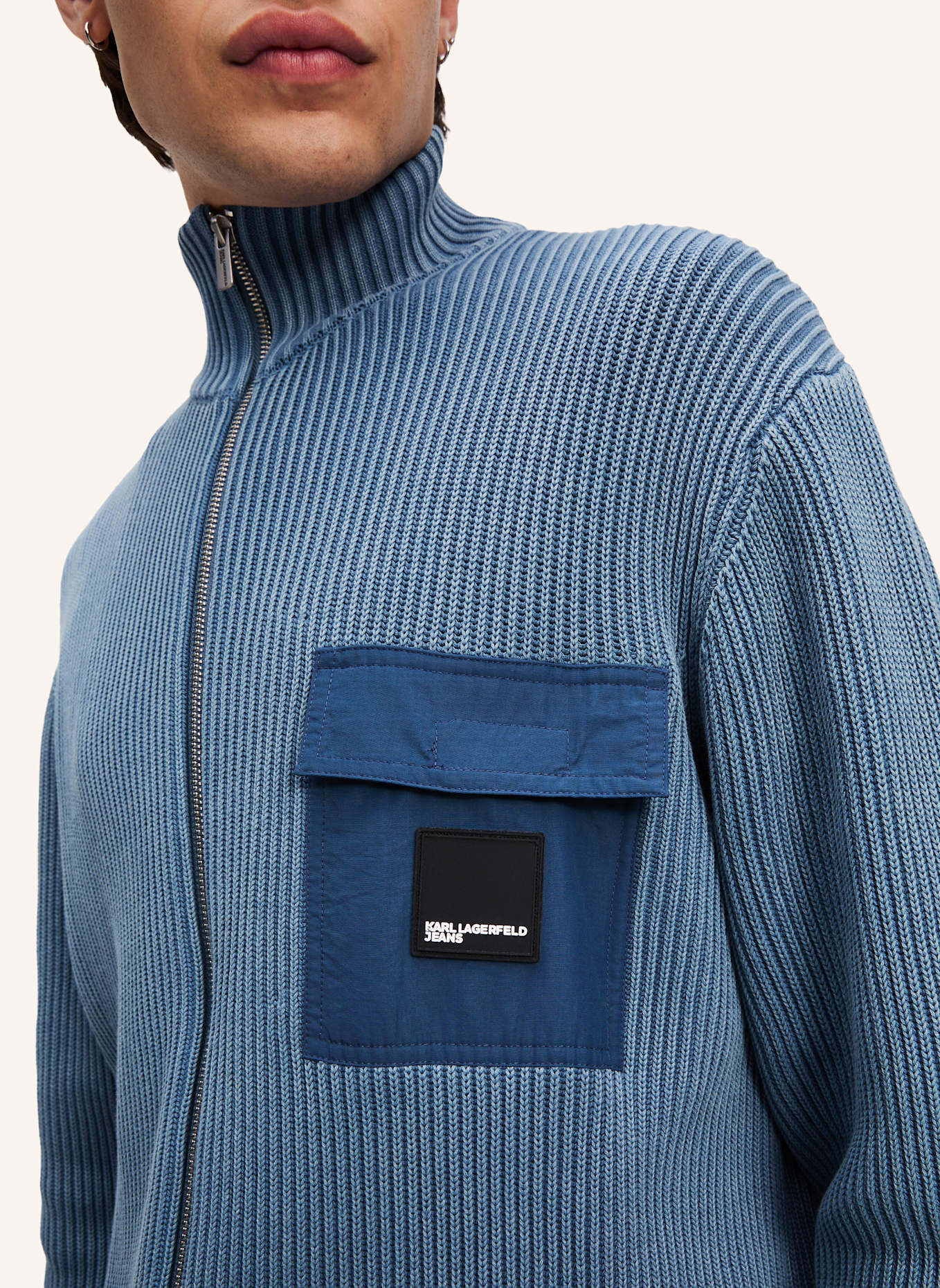 KARL LAGERFELD JEANS Sweatshirt: DUNKELBLAU