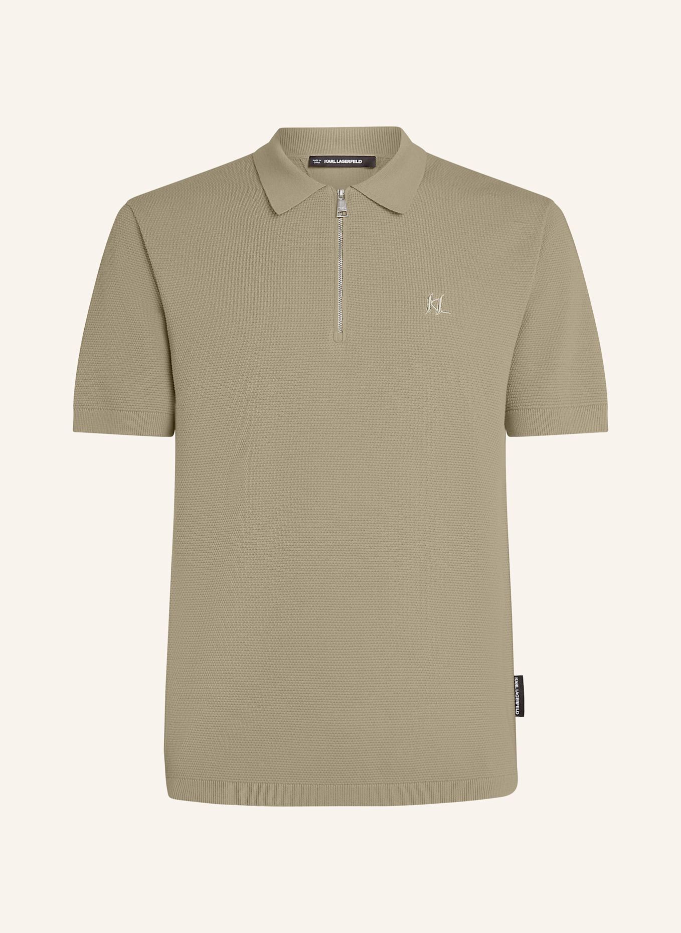 KARL LAGERFELD Poloshirt: KHAKI