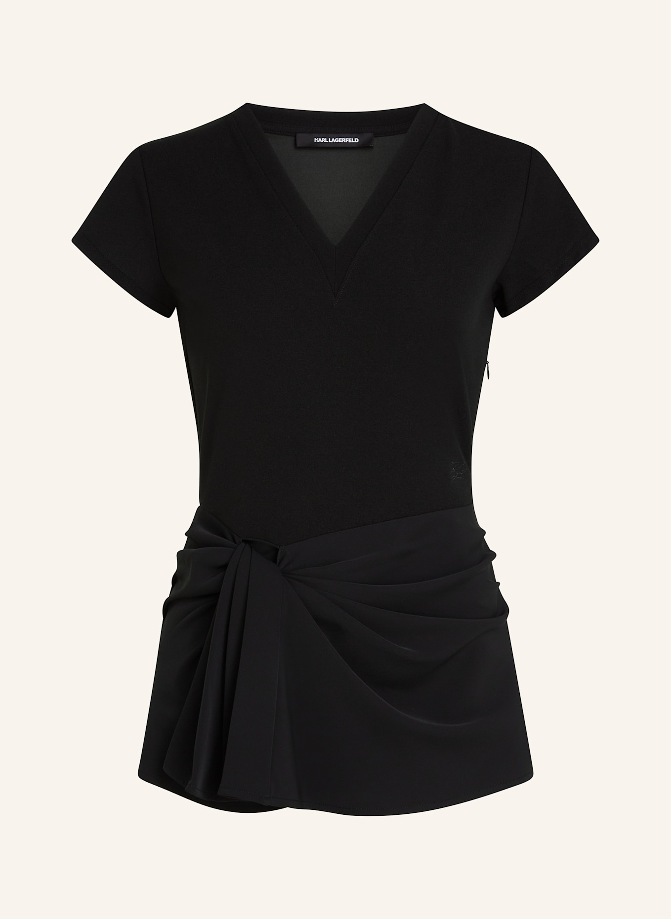 KARL LAGERFELD T-shirt: SCHWARZ