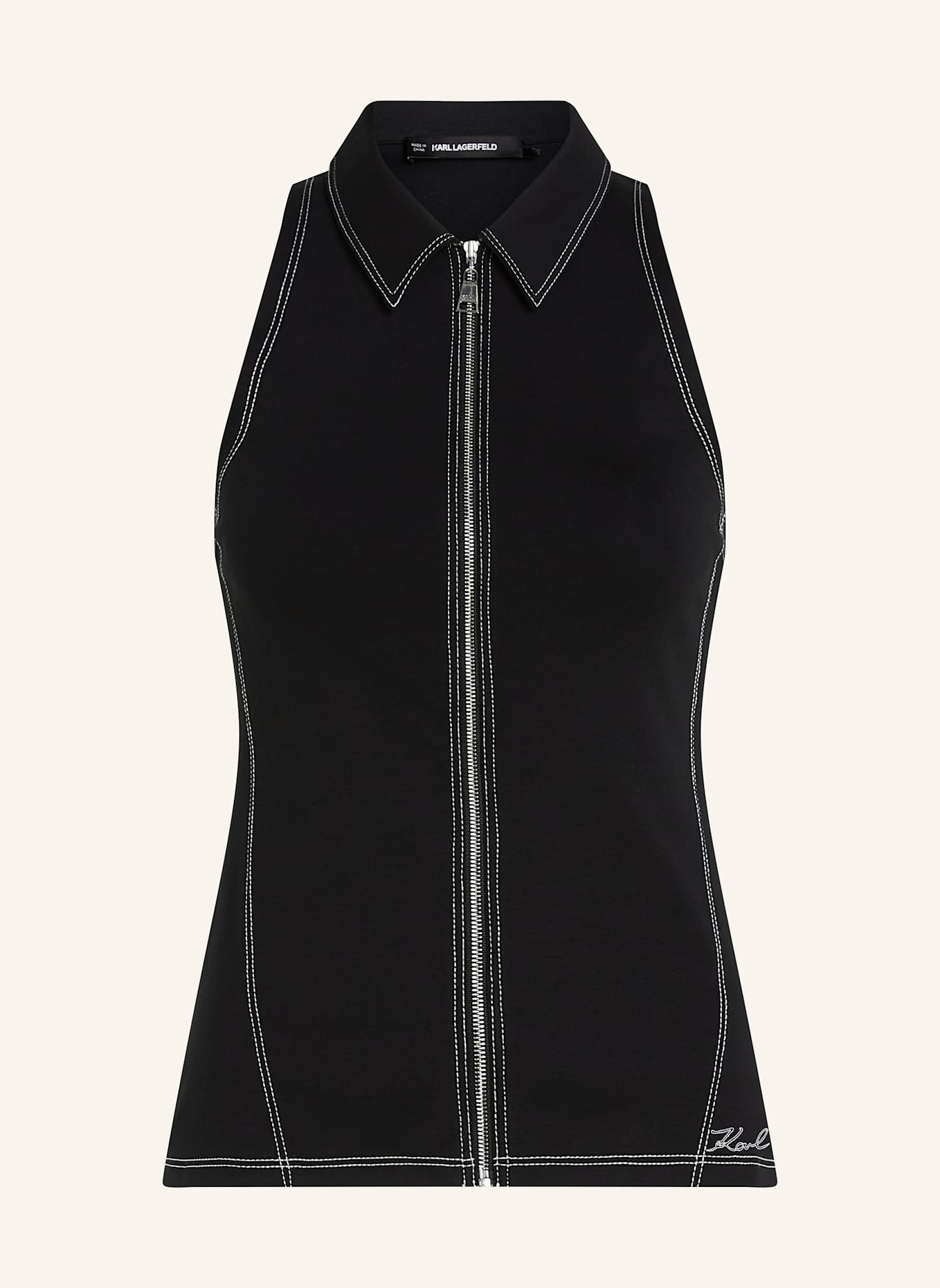 KARL LAGERFELD T-shirt: SCHWARZ