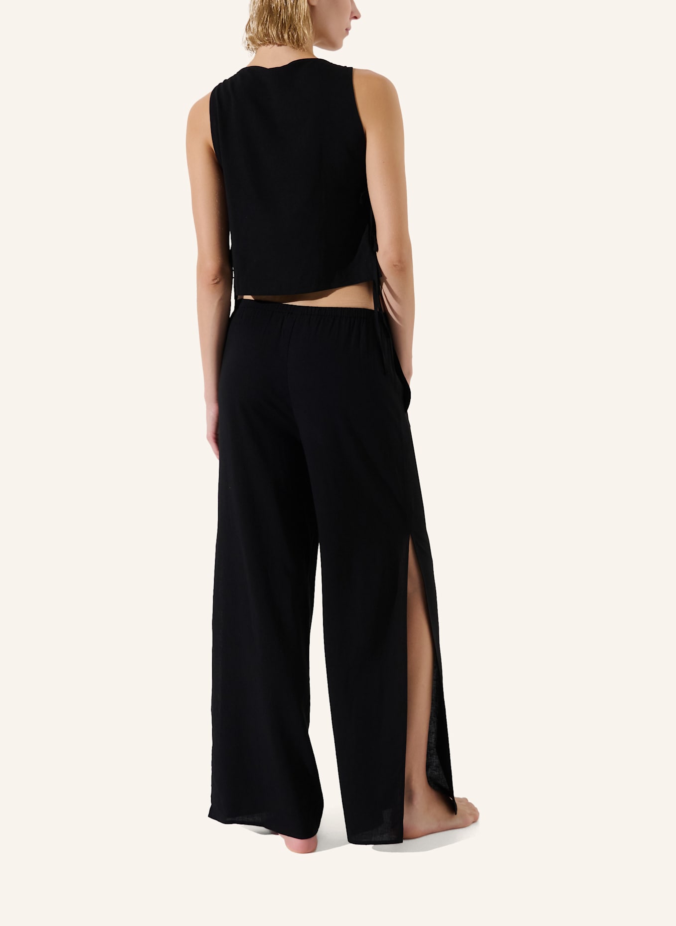 KARL LAGERFELD Badeshorts: SCHWARZ