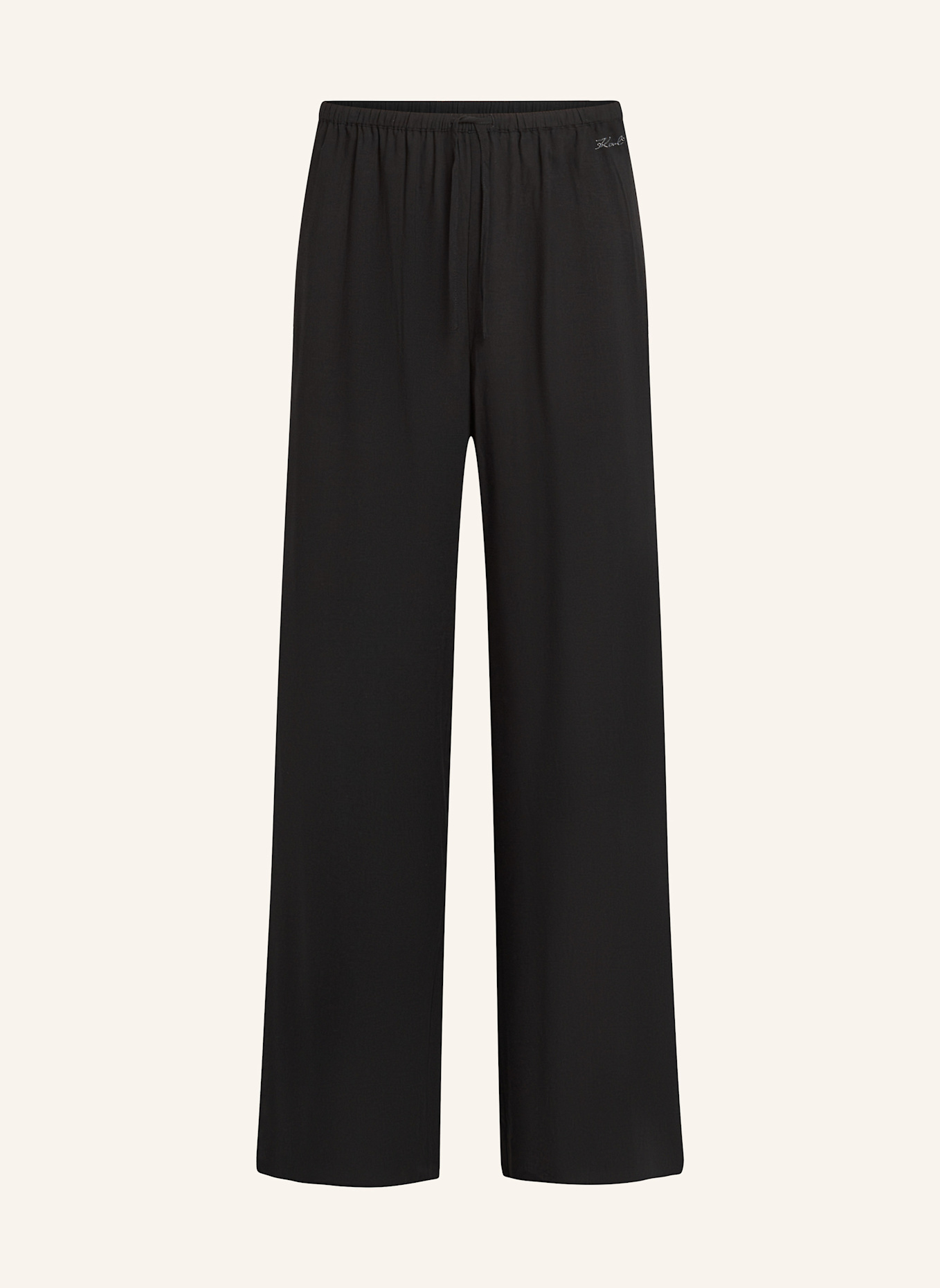 KARL LAGERFELD Badeshorts: SCHWARZ