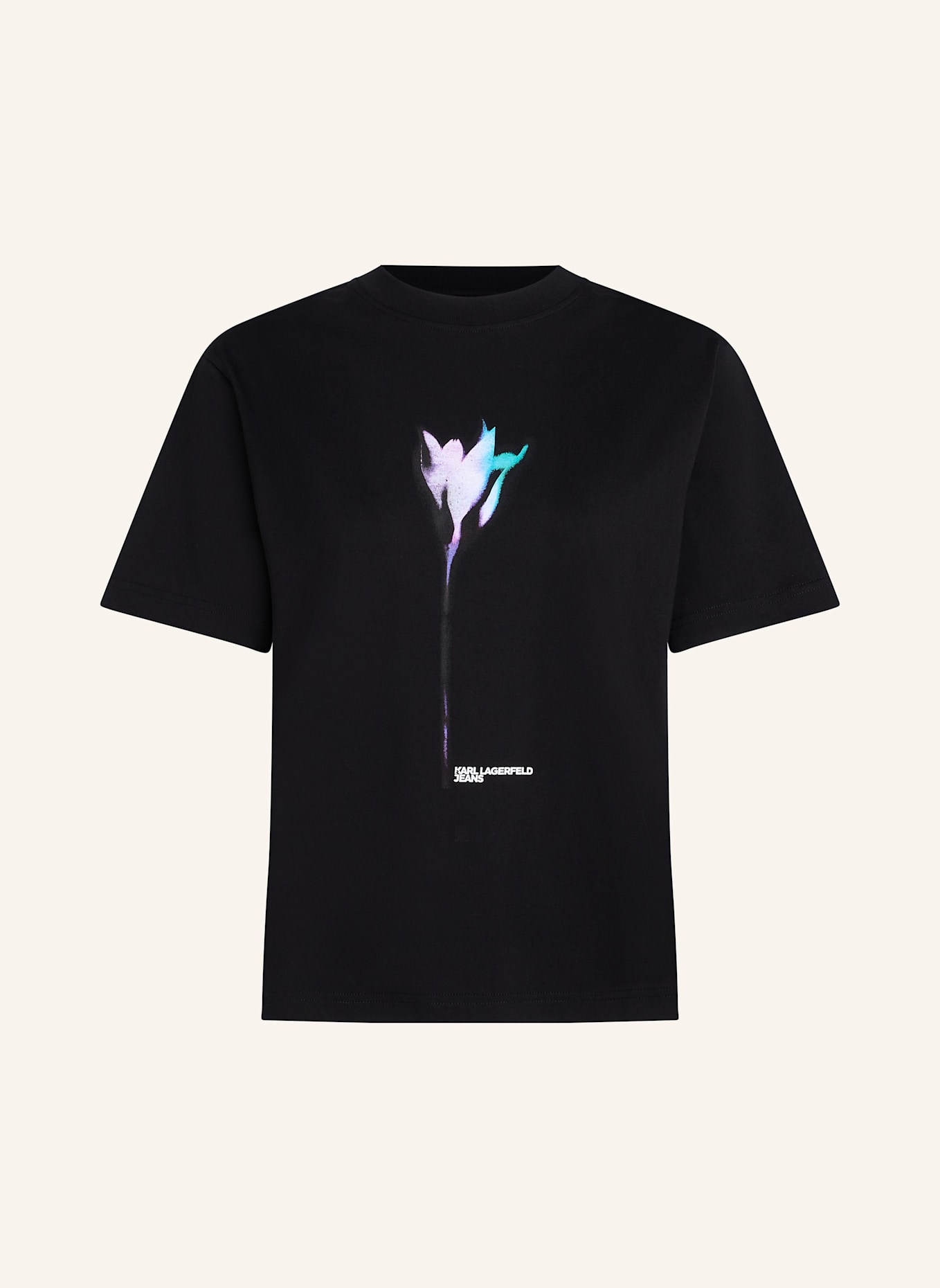 KARL LAGERFELD JEANS T-shirt: SCHWARZ