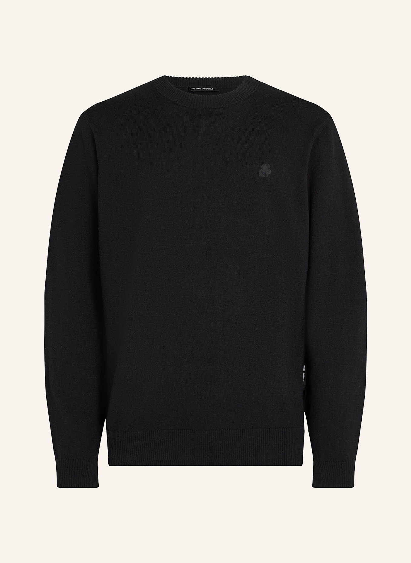 KARL LAGERFELD Sweatshirt: SCHWARZ