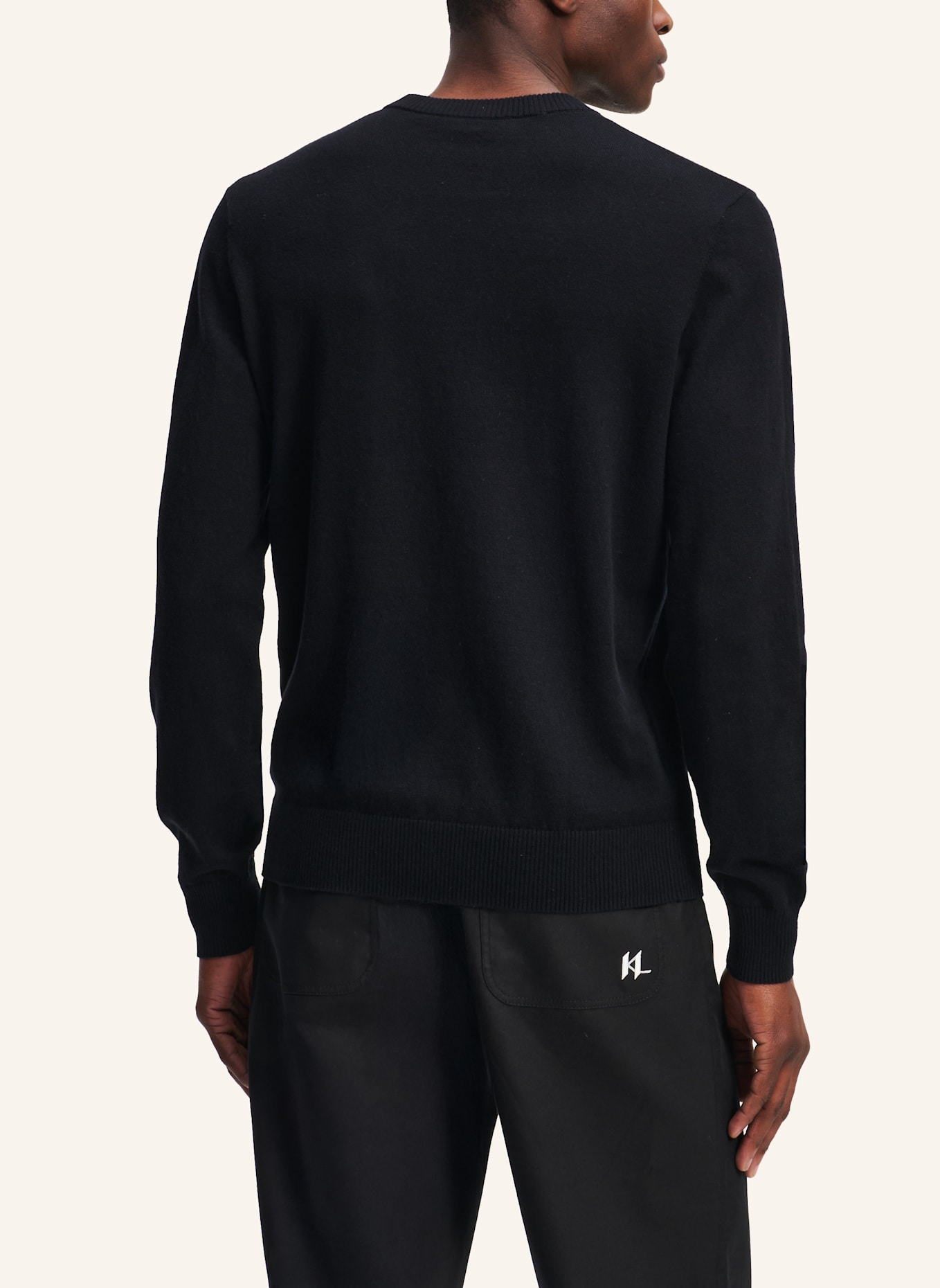 KARL LAGERFELD Sweatshirt: SCHWARZ