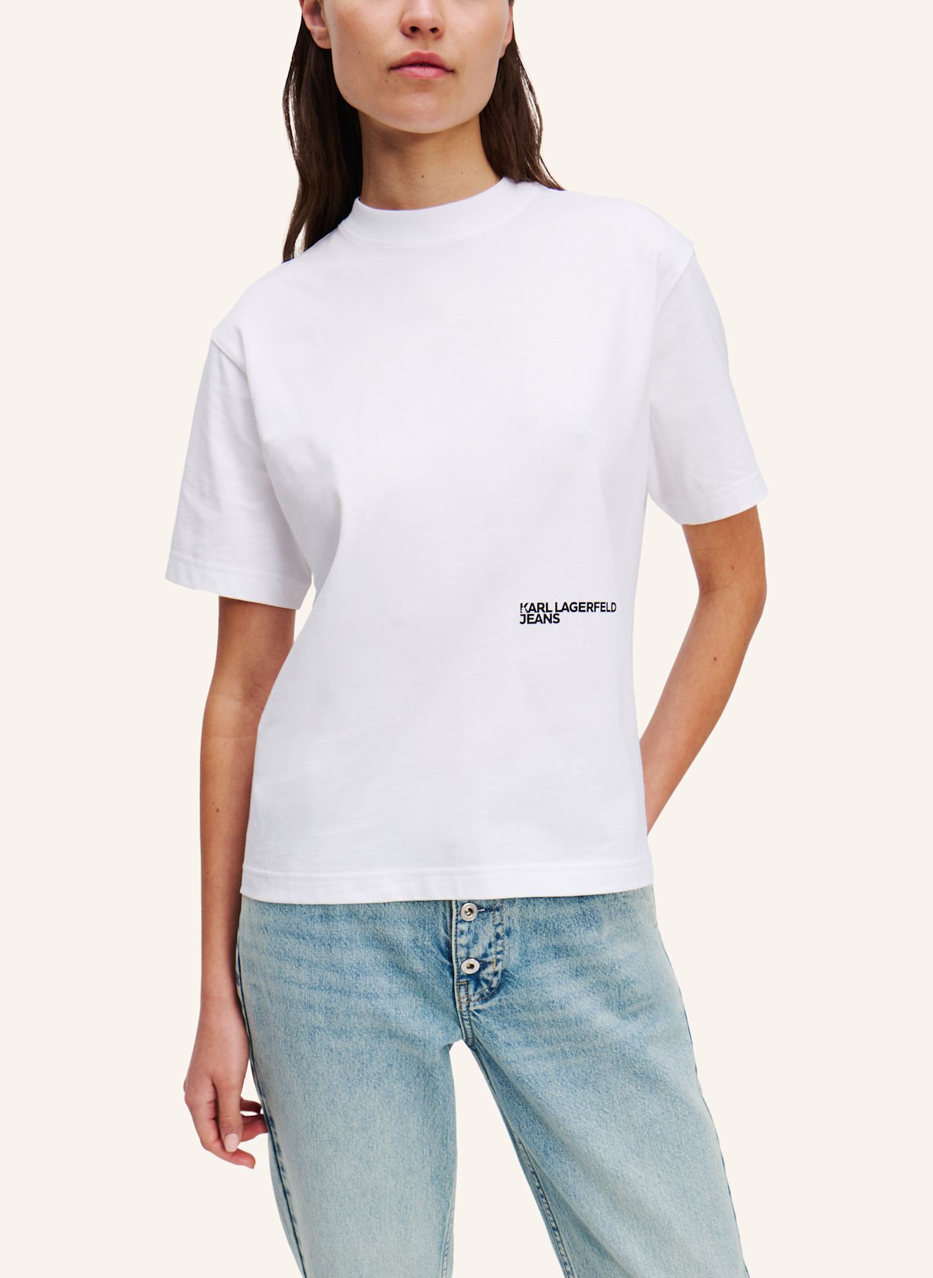 KARL LAGERFELD JEANS T-shirt: WEISS