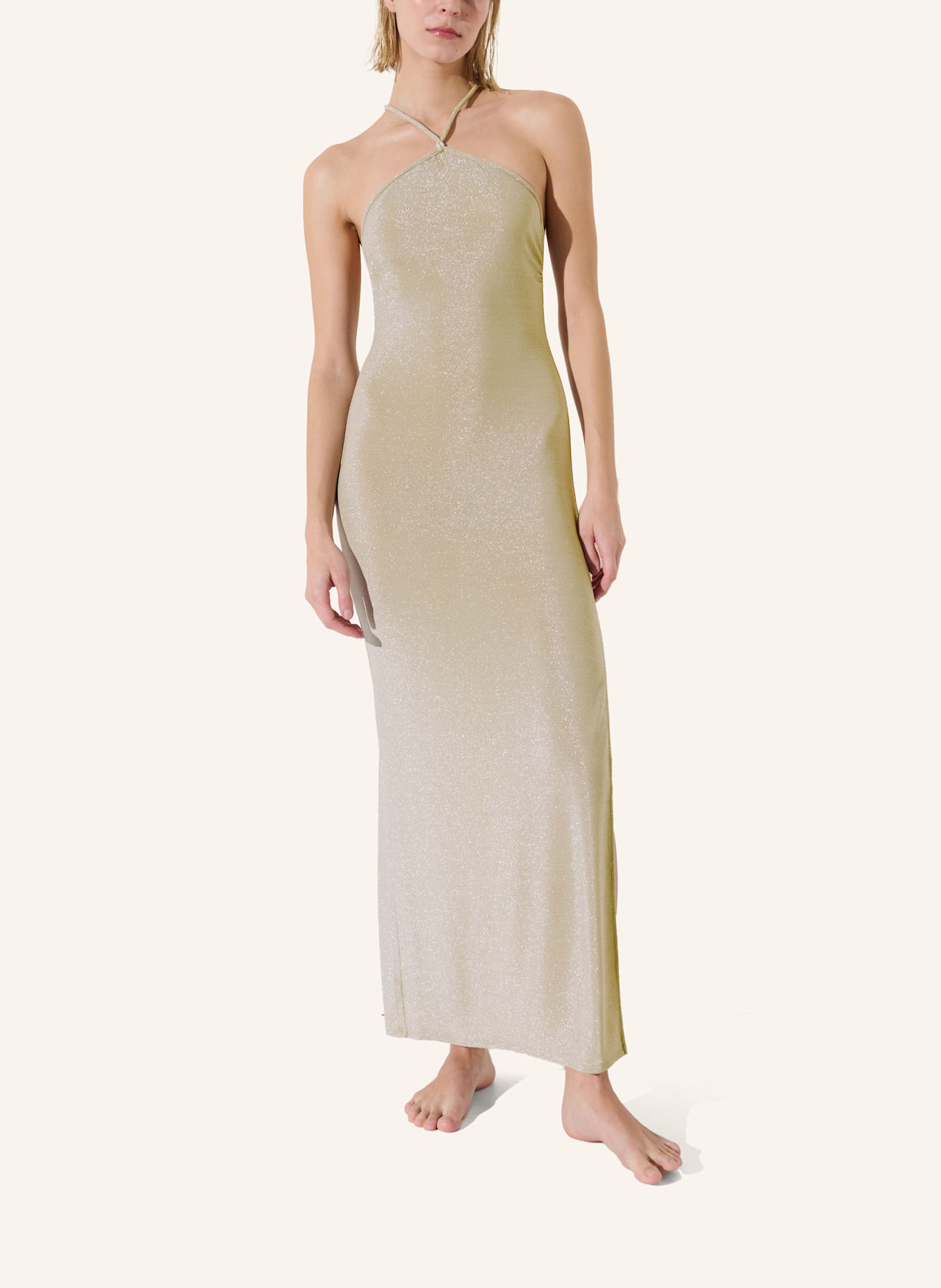 KARL LAGERFELD Strandkleid: BEIGE