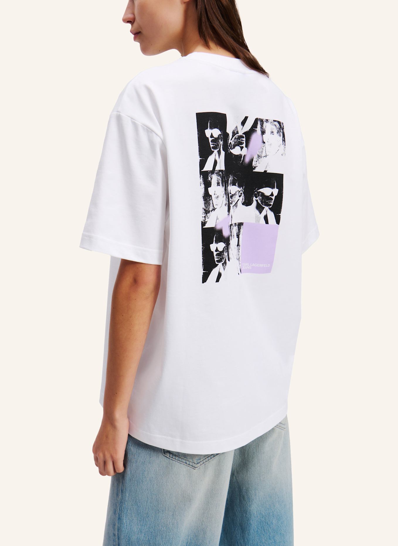 KARL LAGERFELD JEANS T-shirt: WEISS