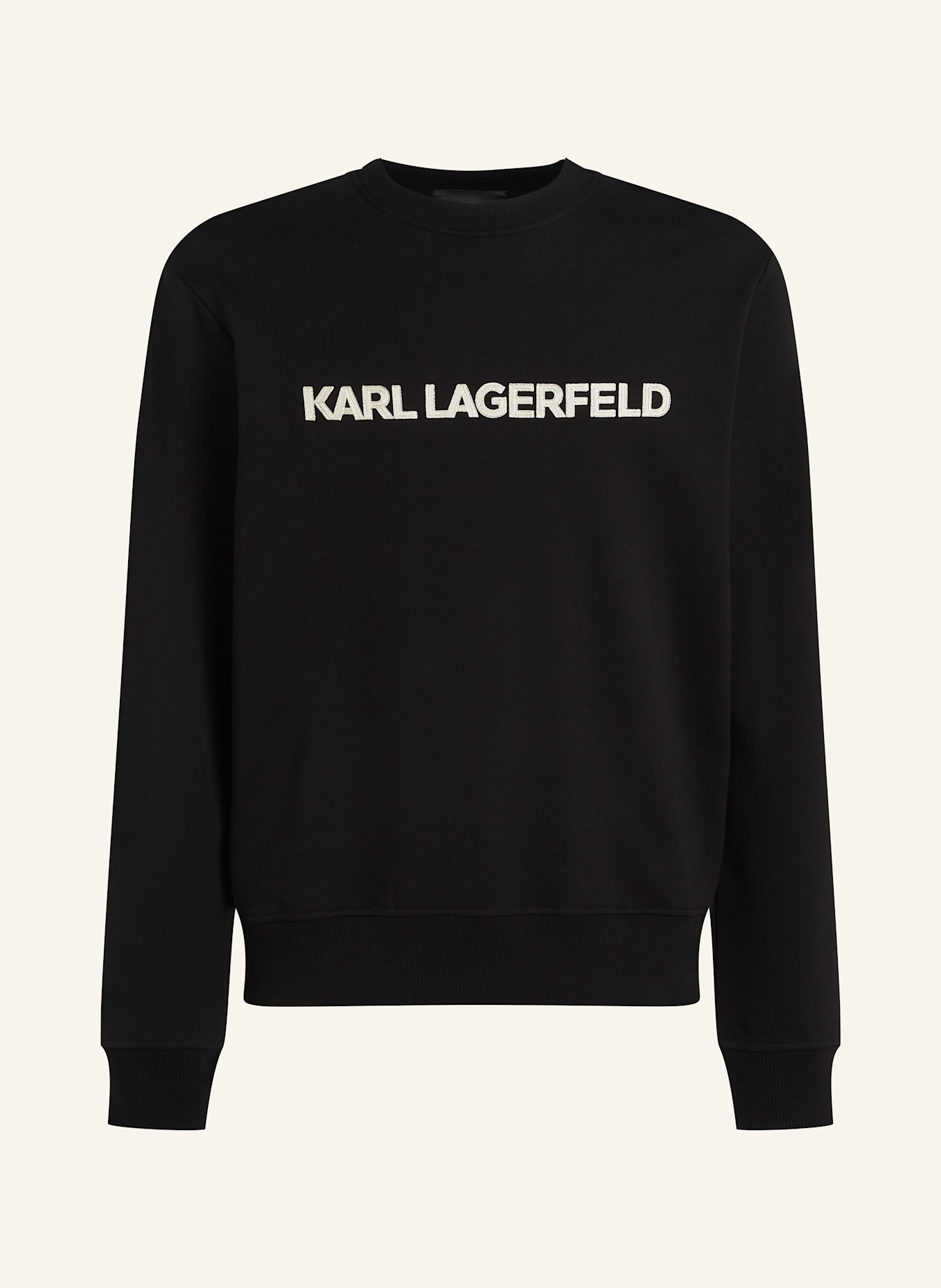 KARL LAGERFELD Sweatshirt: SCHWARZ