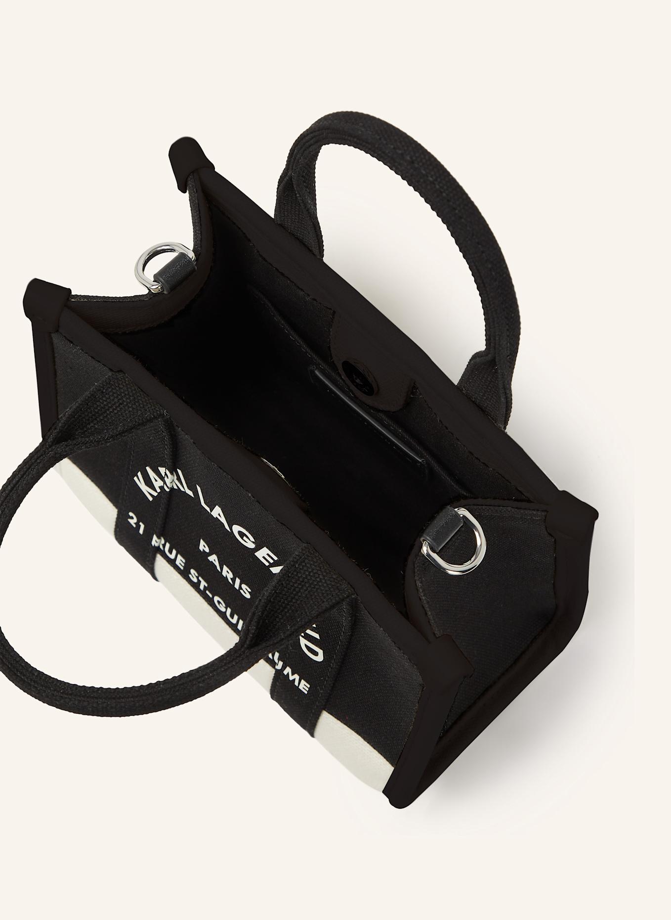 KARL LAGERFELD Shopper: BEIGE/ SCHWARZ