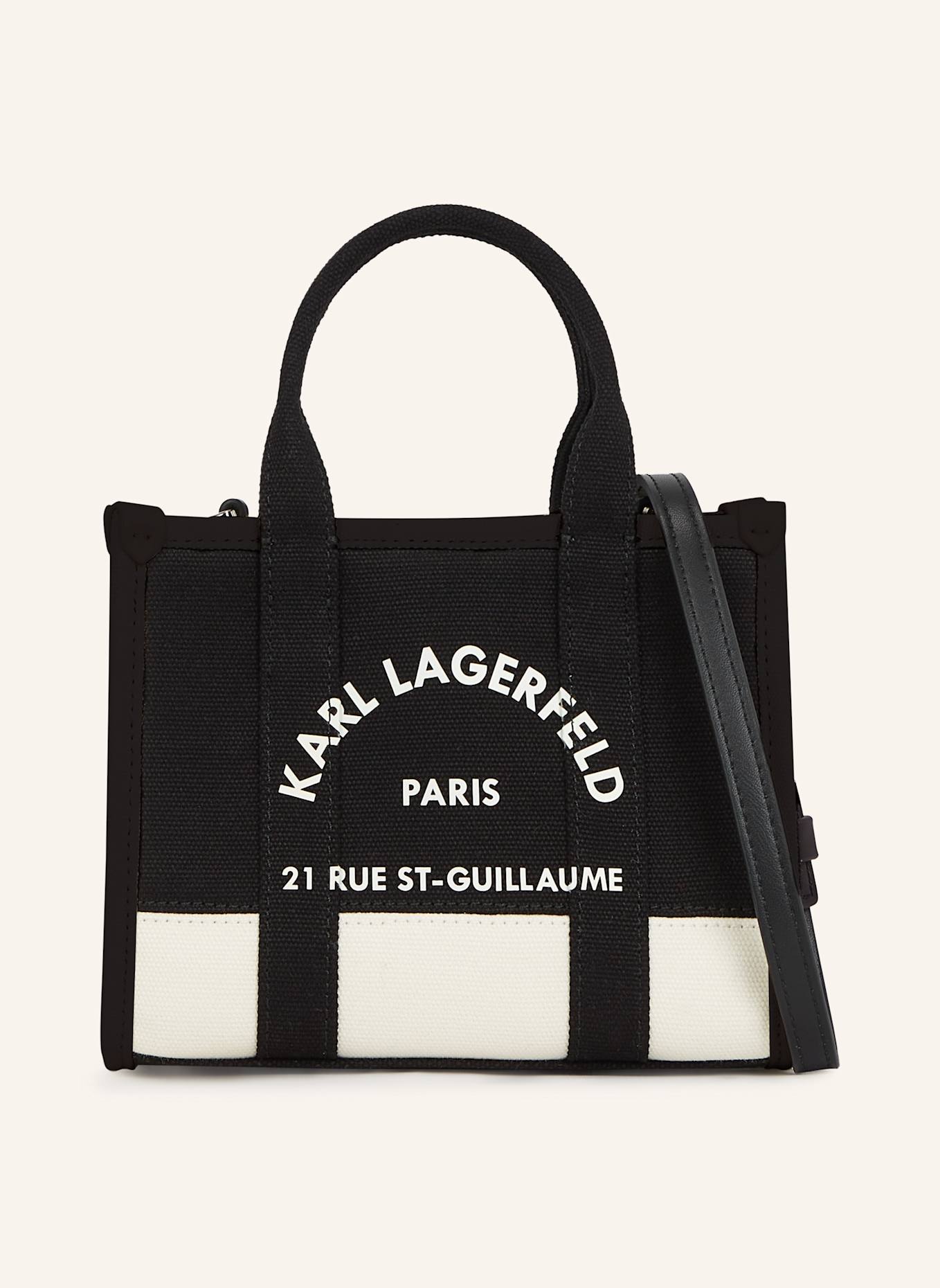 KARL LAGERFELD Shopper: BEIGE/ SCHWARZ