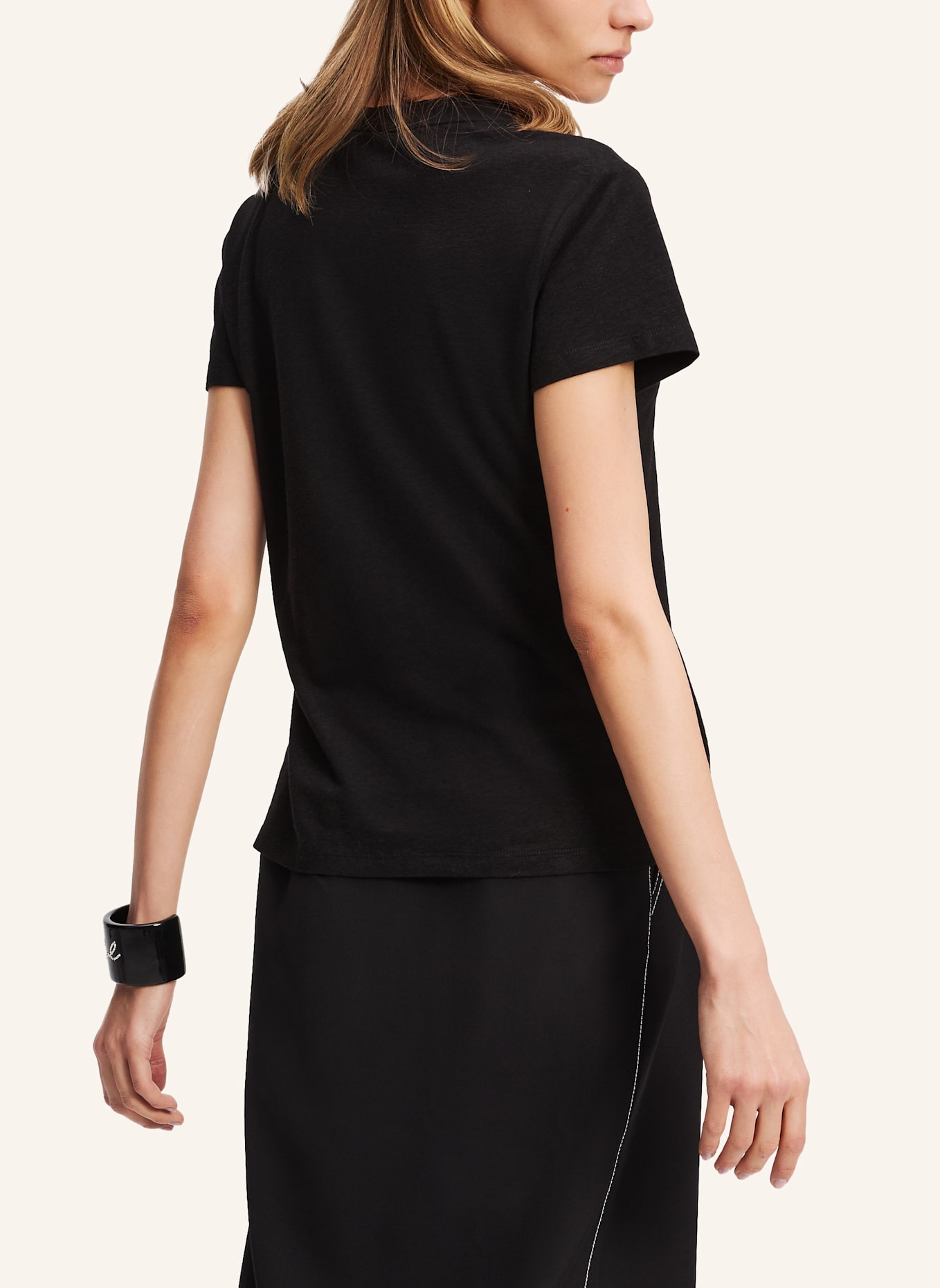 KARL LAGERFELD T-shirt: SCHWARZ