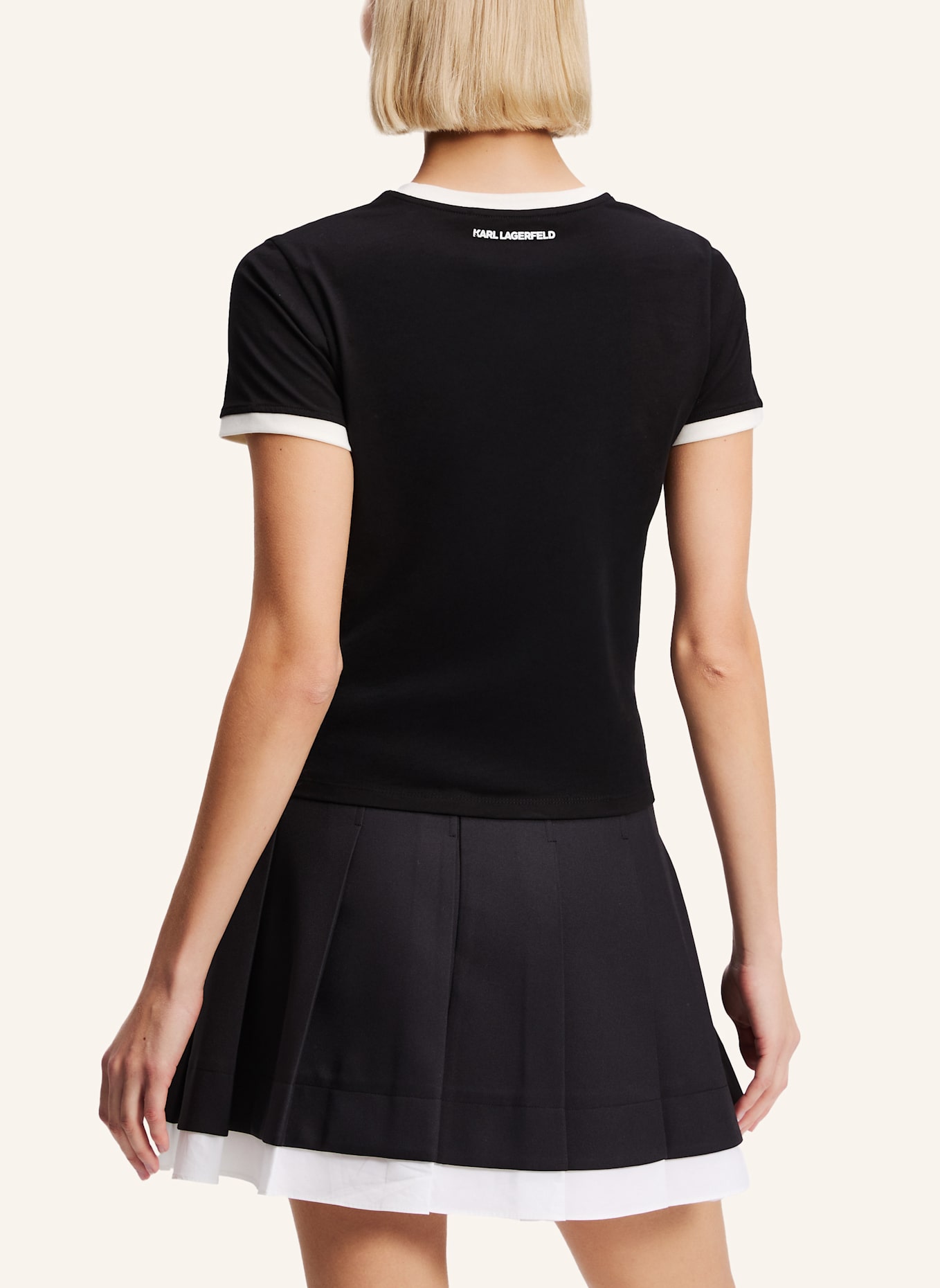 KARL LAGERFELD T-shirt: SCHWARZ