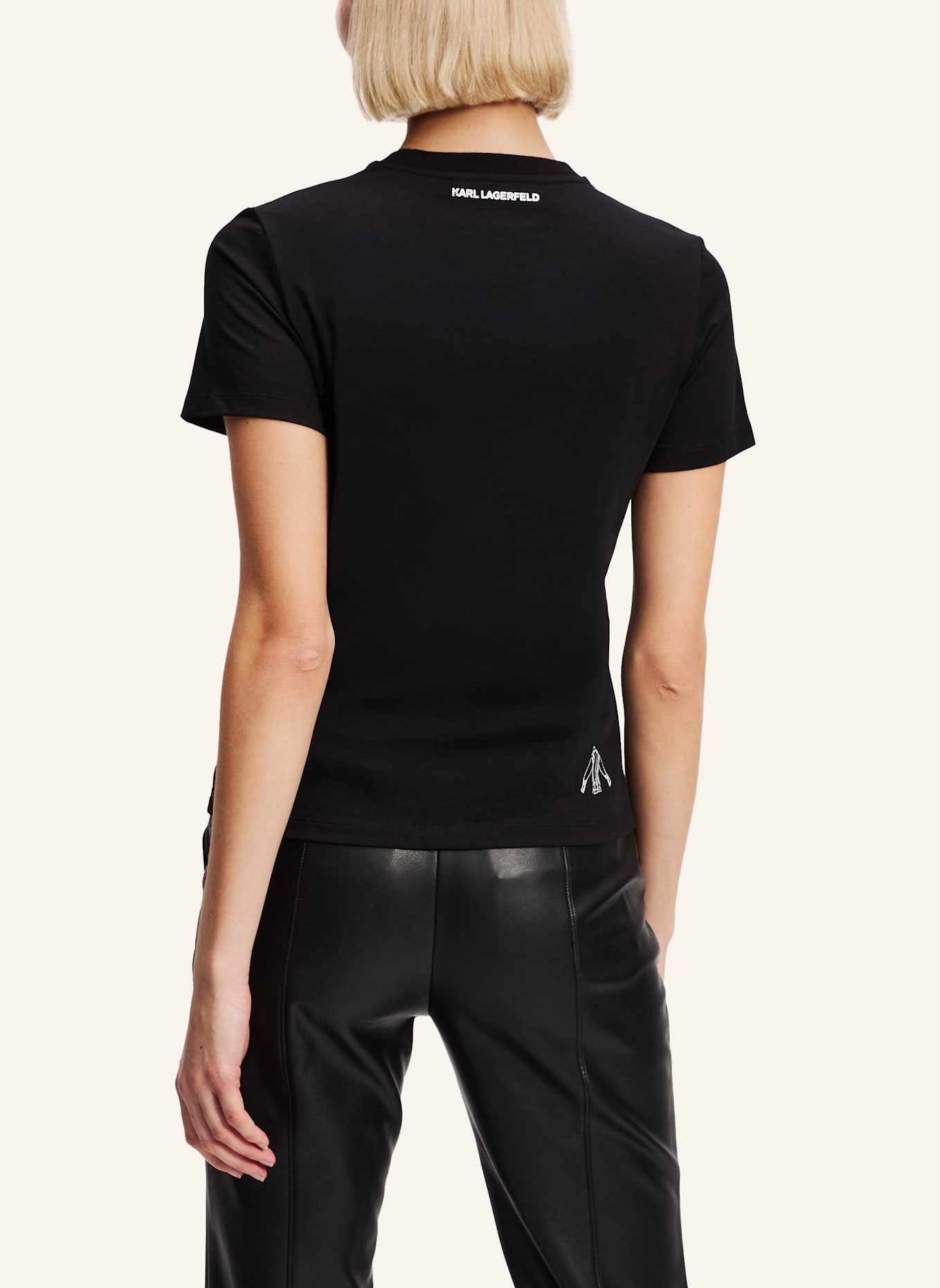 KARL LAGERFELD T-shirt: SCHWARZ