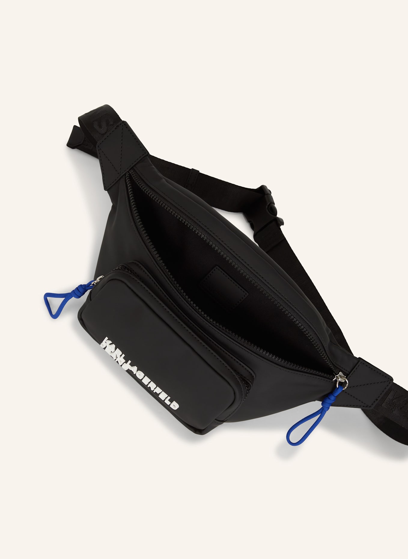 KARL LAGERFELD JEANS Gürteltasche: SCHWARZ