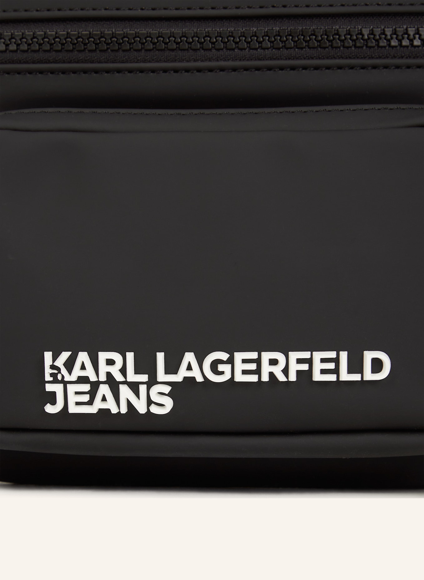 KARL LAGERFELD JEANS Gürteltasche: SCHWARZ