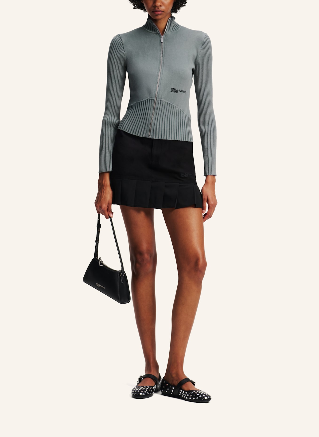 KARL LAGERFELD JEANS Sweatshirt: GRAU