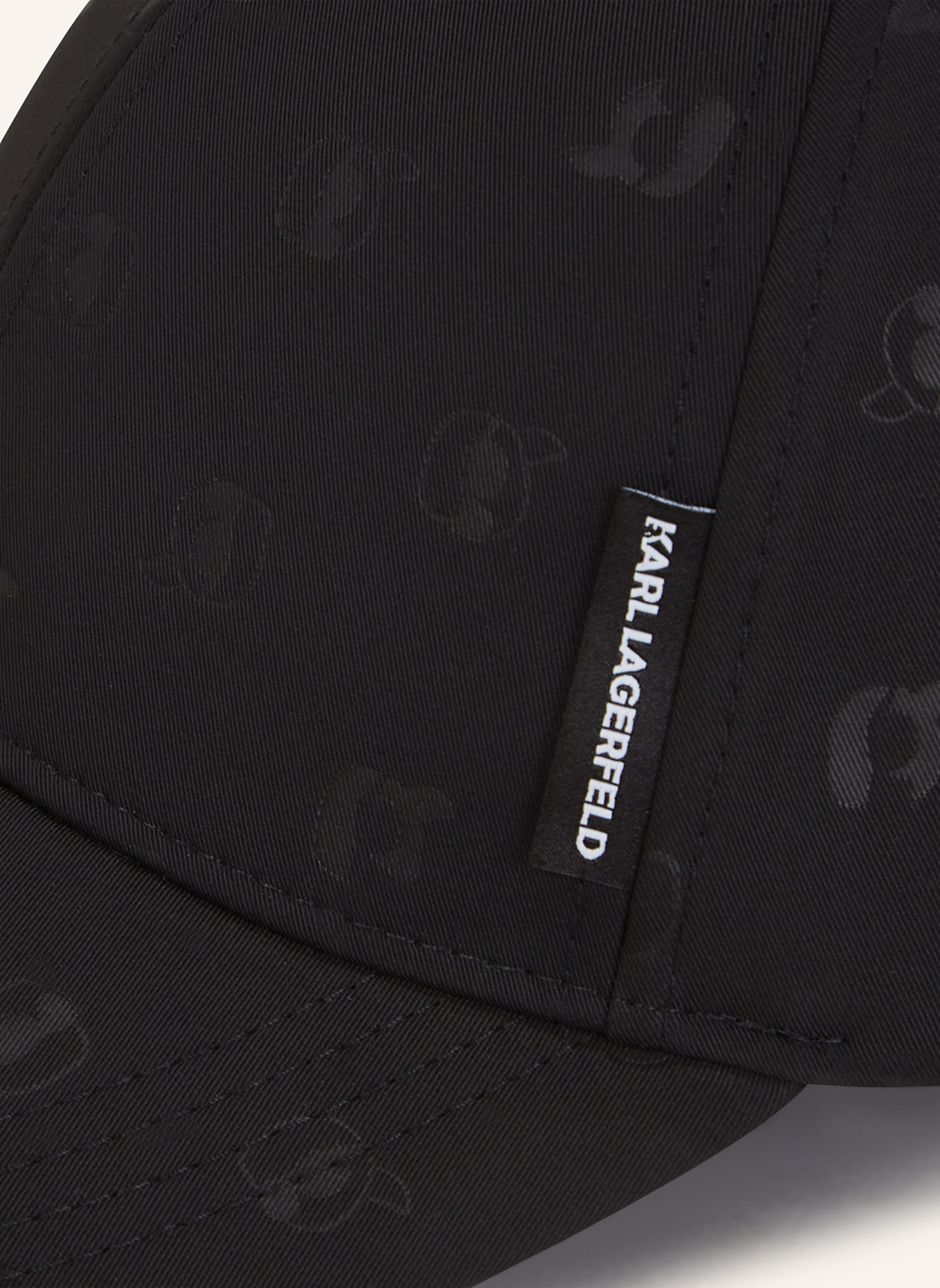 KARL LAGERFELD Cap: SCHWARZ