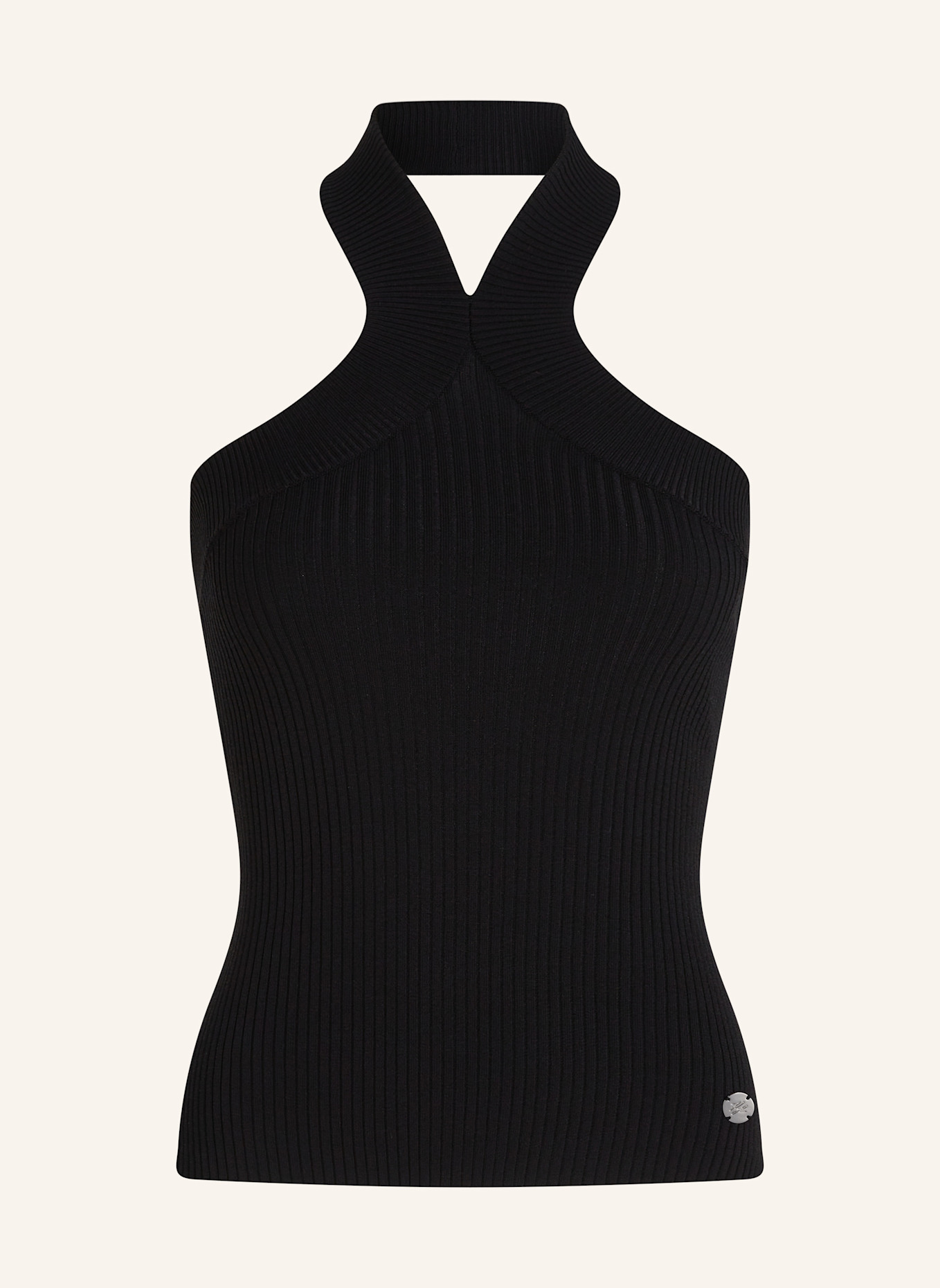 KARL LAGERFELD Top: SCHWARZ