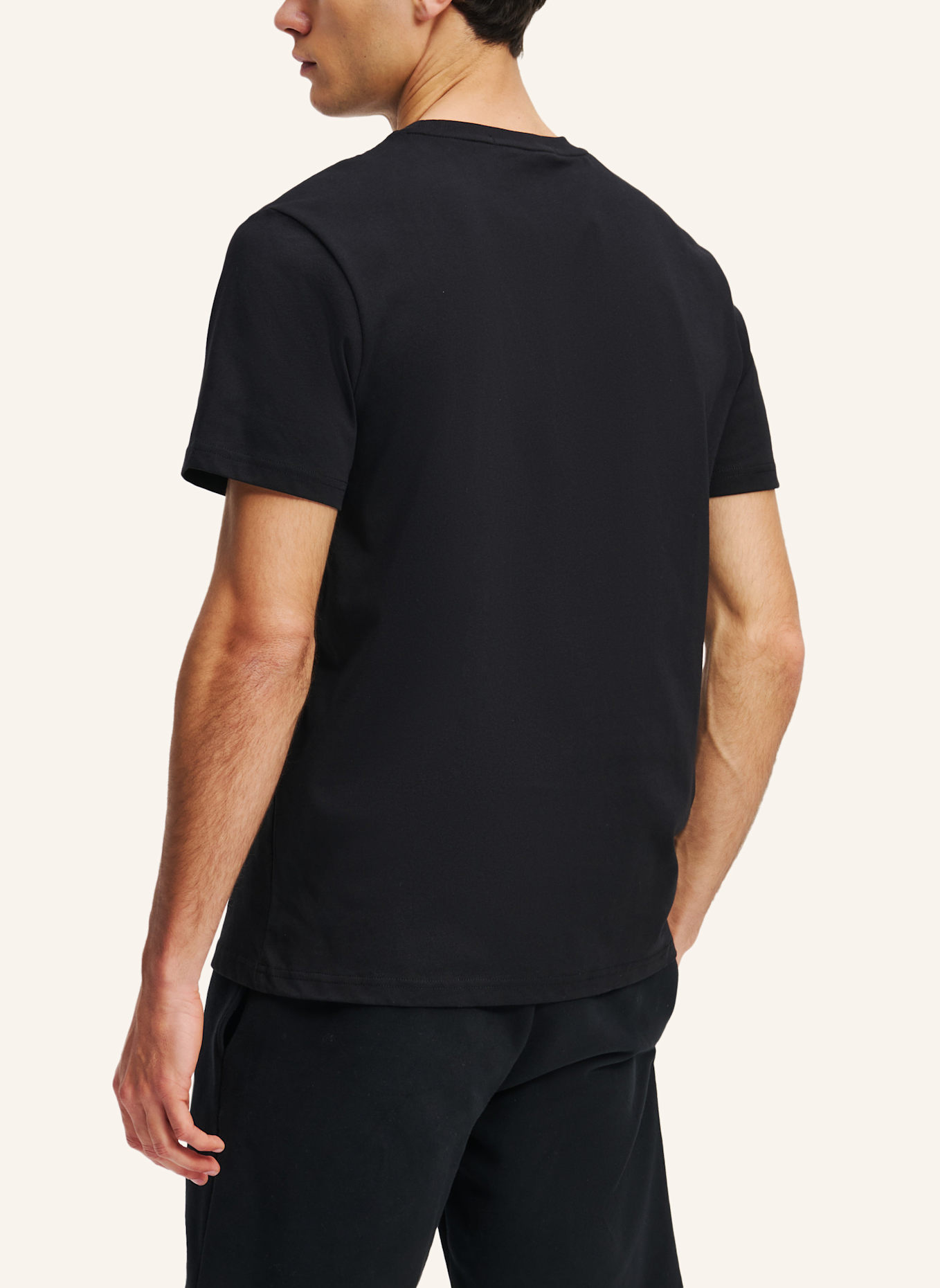 KARL LAGERFELD Top: SCHWARZ