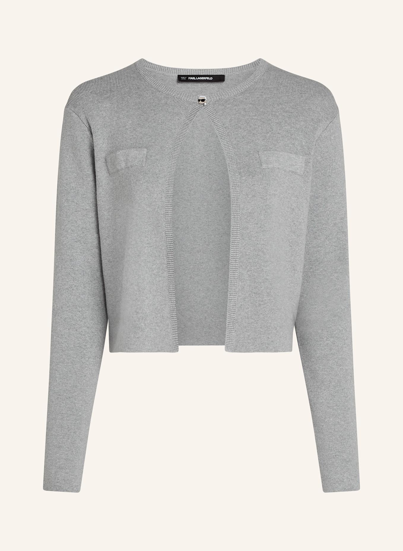 KARL LAGERFELD Top: GRAU