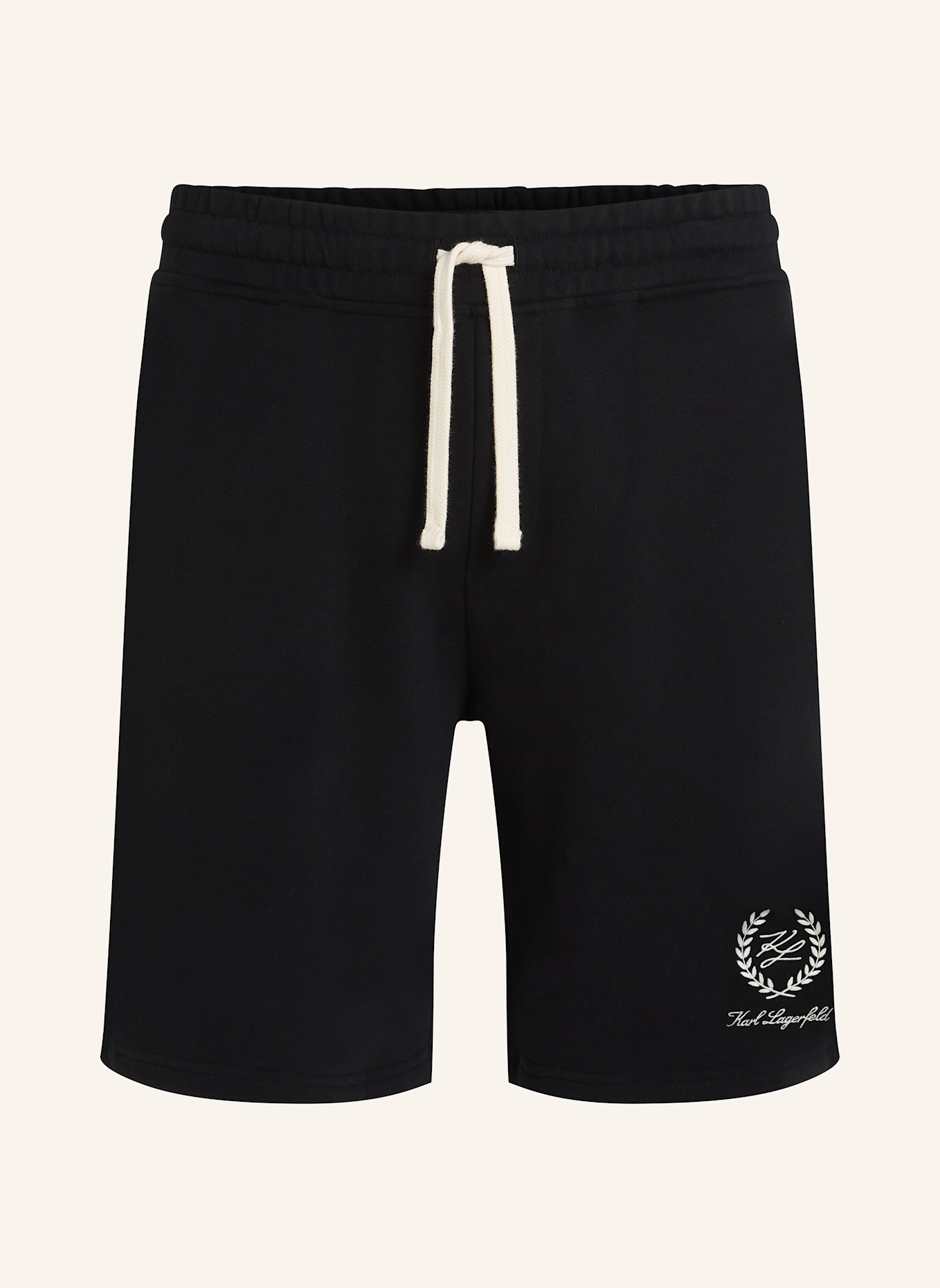 KARL LAGERFELD Shorts: SCHWARZ