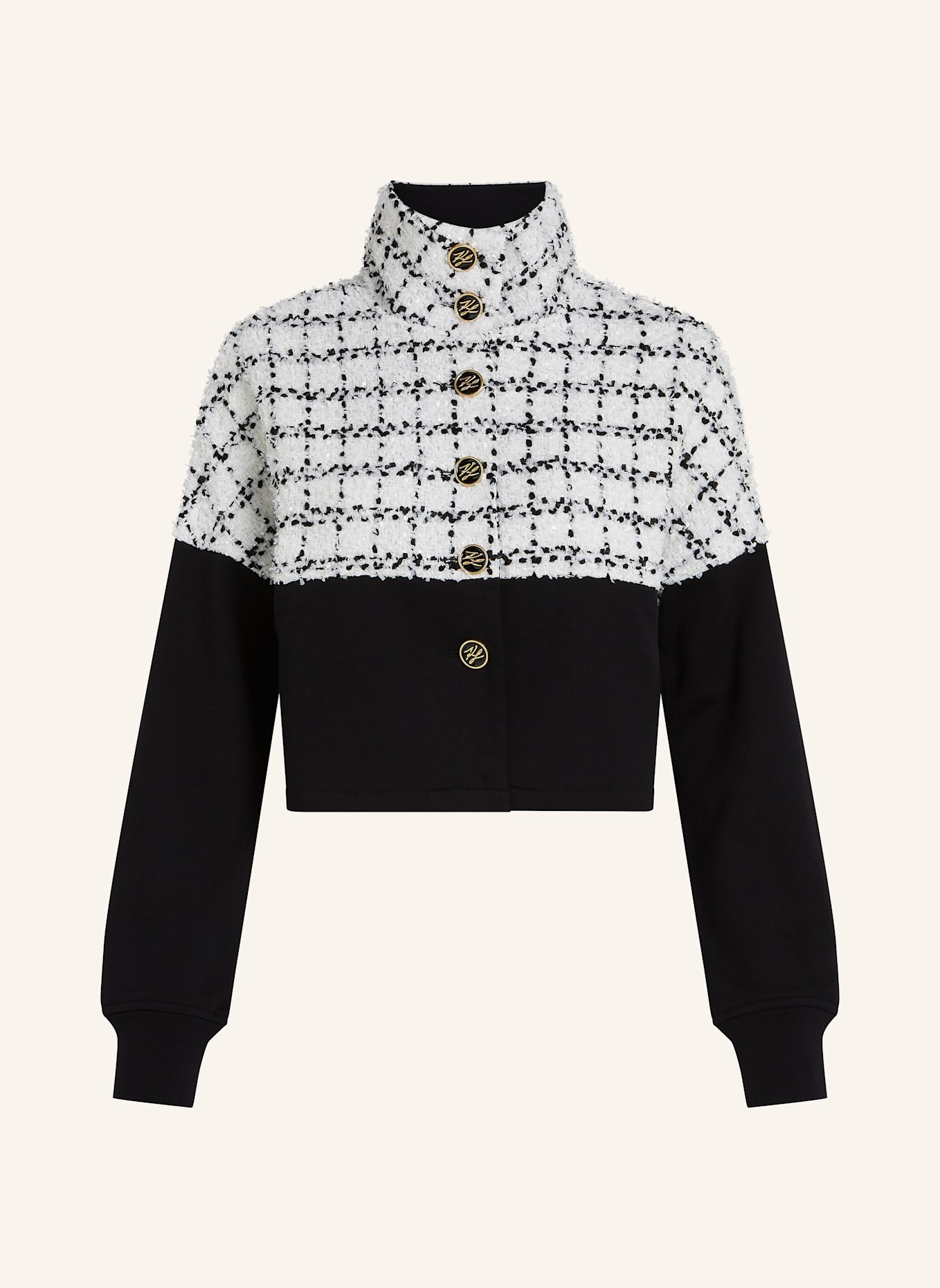 KARL LAGERFELD Sweatshirt: SCHWARZ