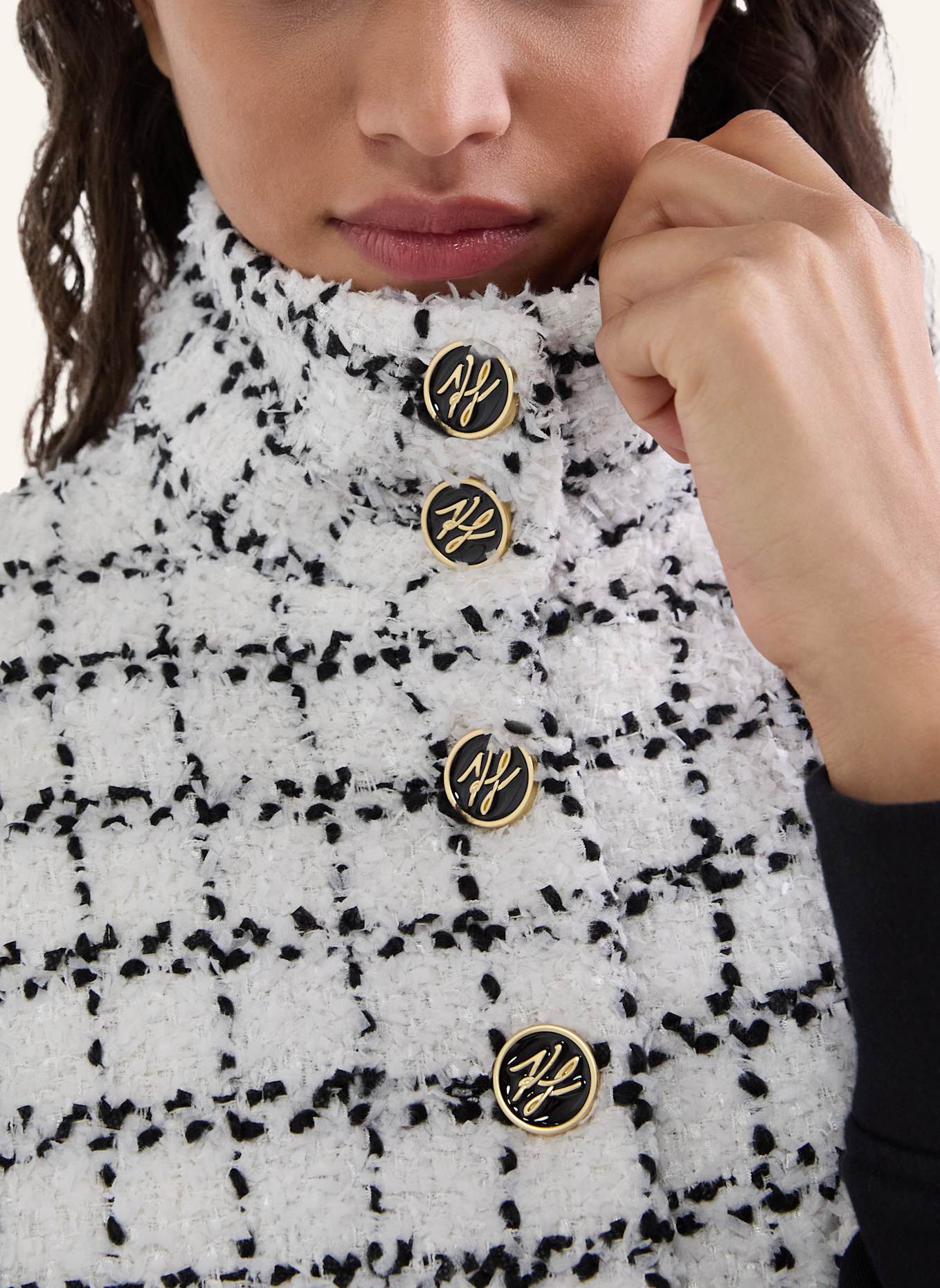 KARL LAGERFELD Sweatshirt: SCHWARZ