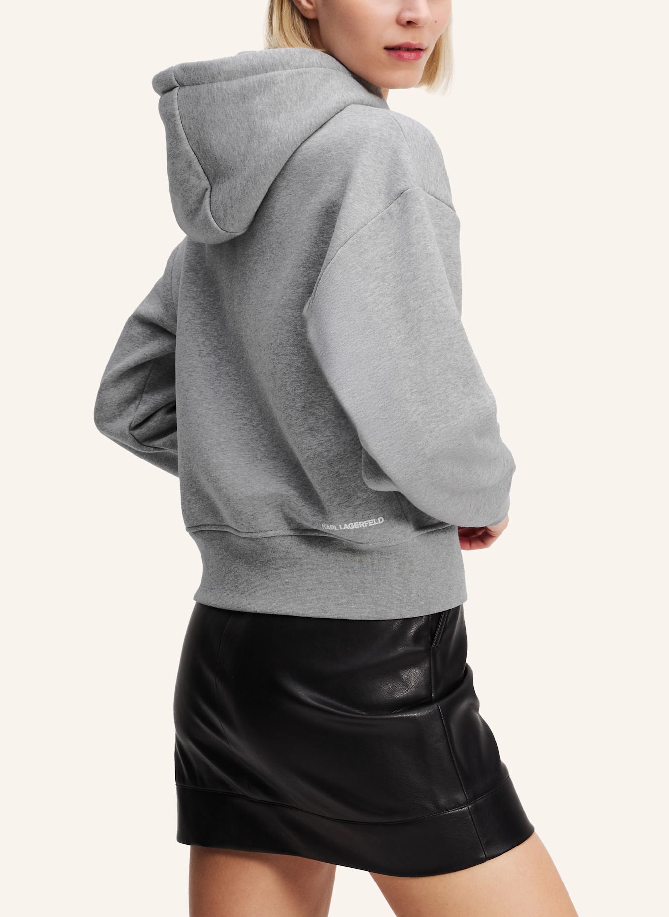 KARL LAGERFELD Hoodie: GRAU