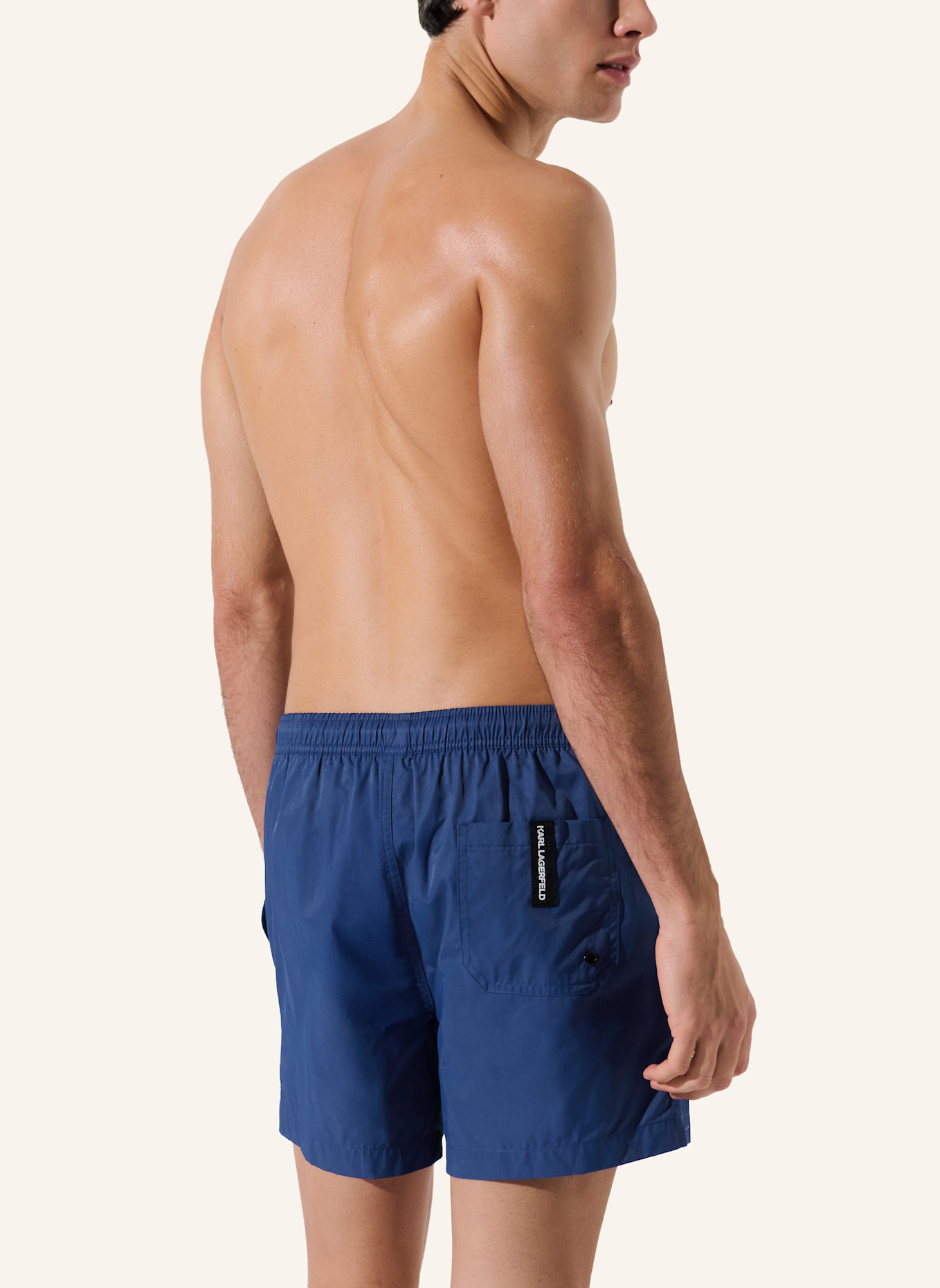 KARL LAGERFELD Bikini-Hose: DUNKELBLAU