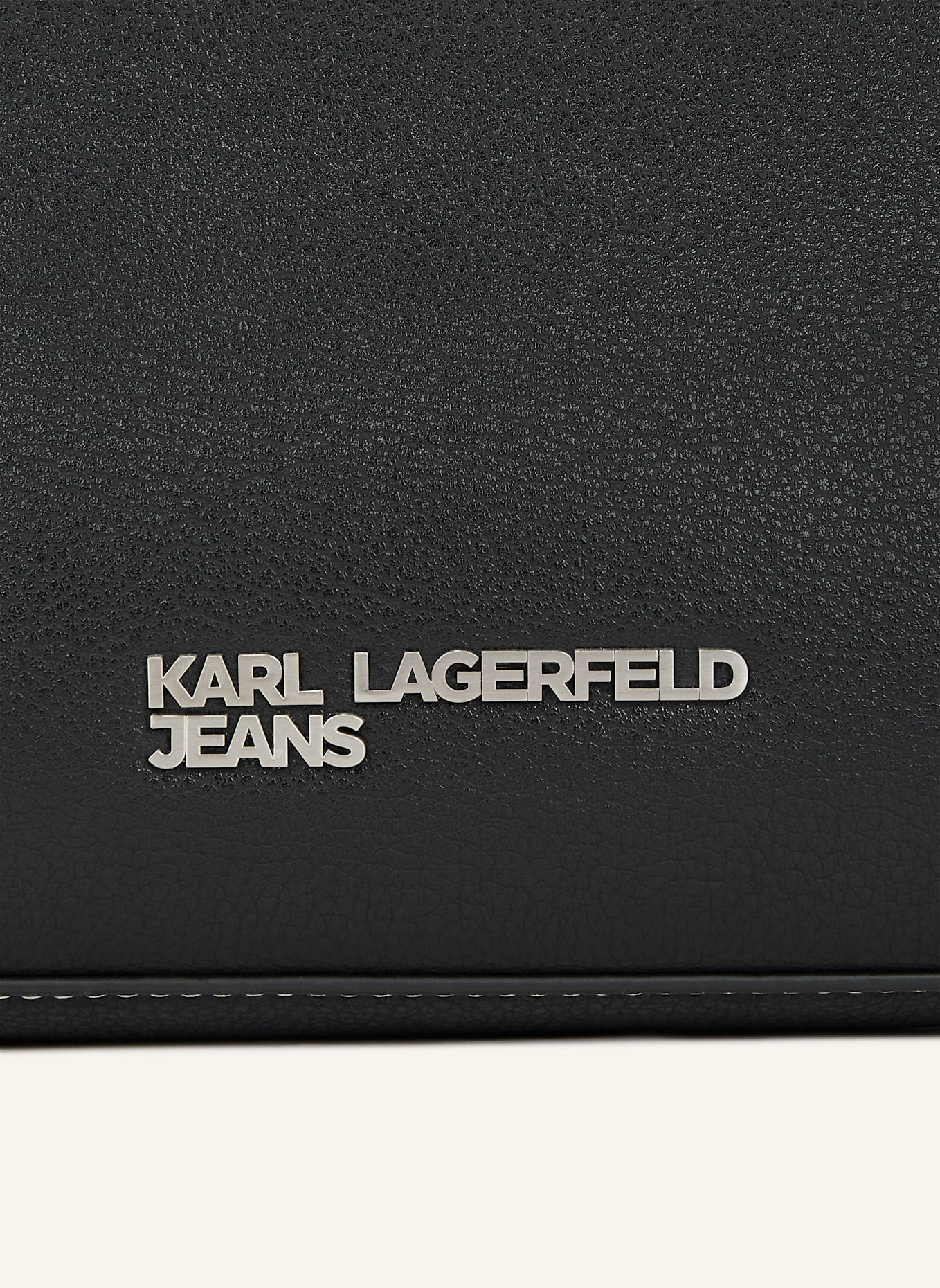 KARL LAGERFELD JEANS Schultertasche: SCHWARZ
