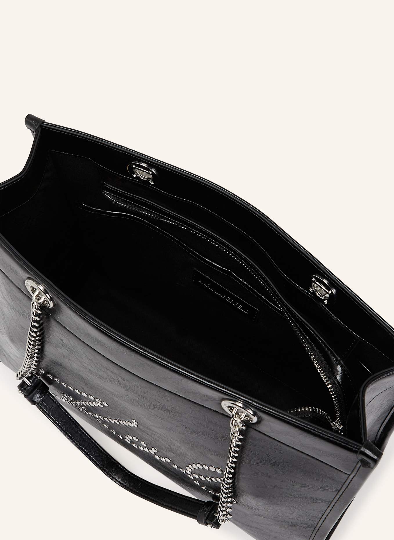 KARL LAGERFELD Handtasche: SCHWARZ