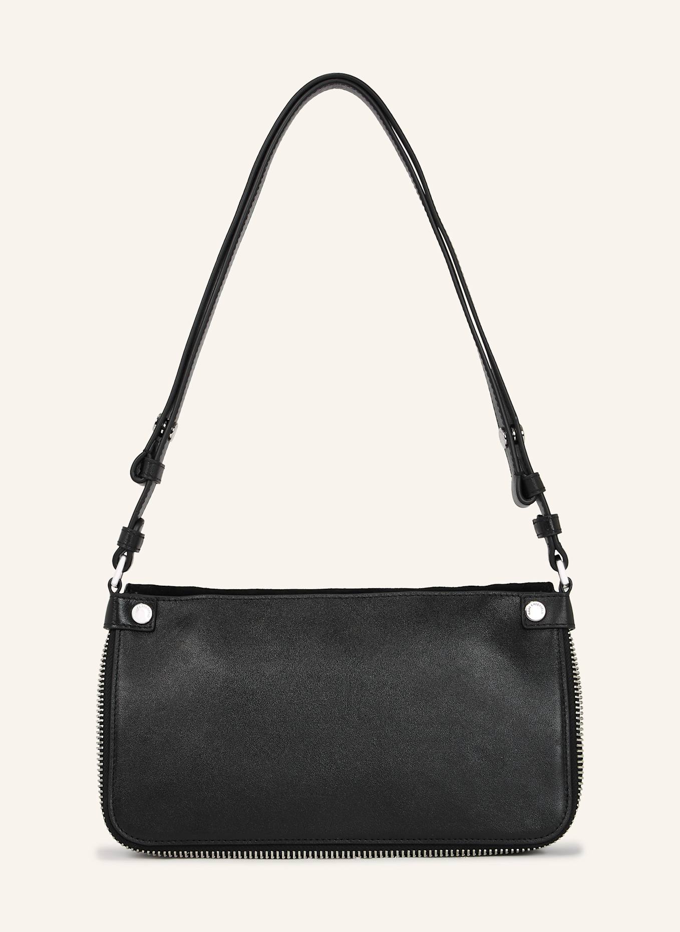 KARL LAGERFELD Schultertasche: SCHWARZ