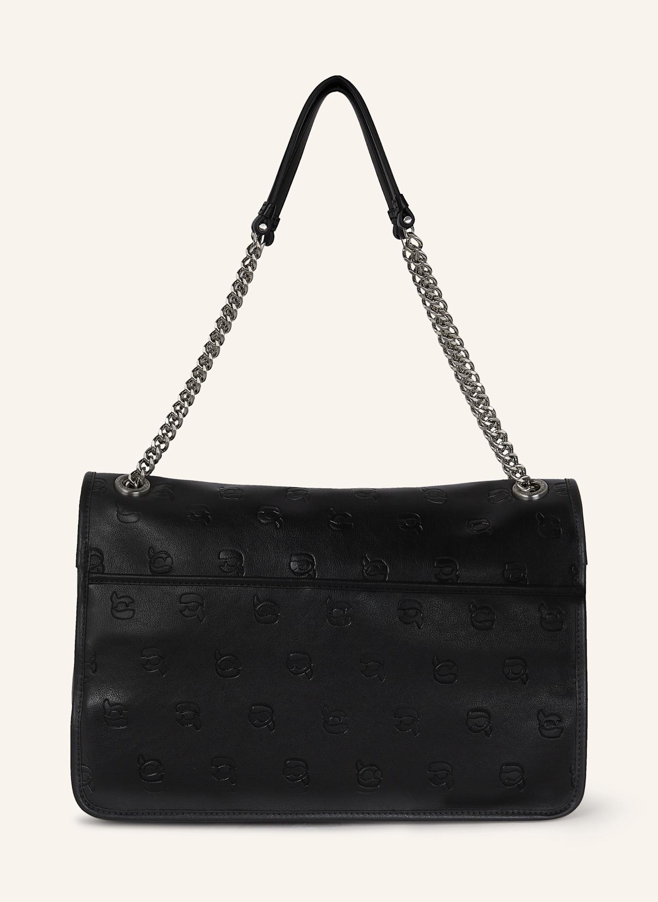 KARL LAGERFELD Schultertasche: SCHWARZ