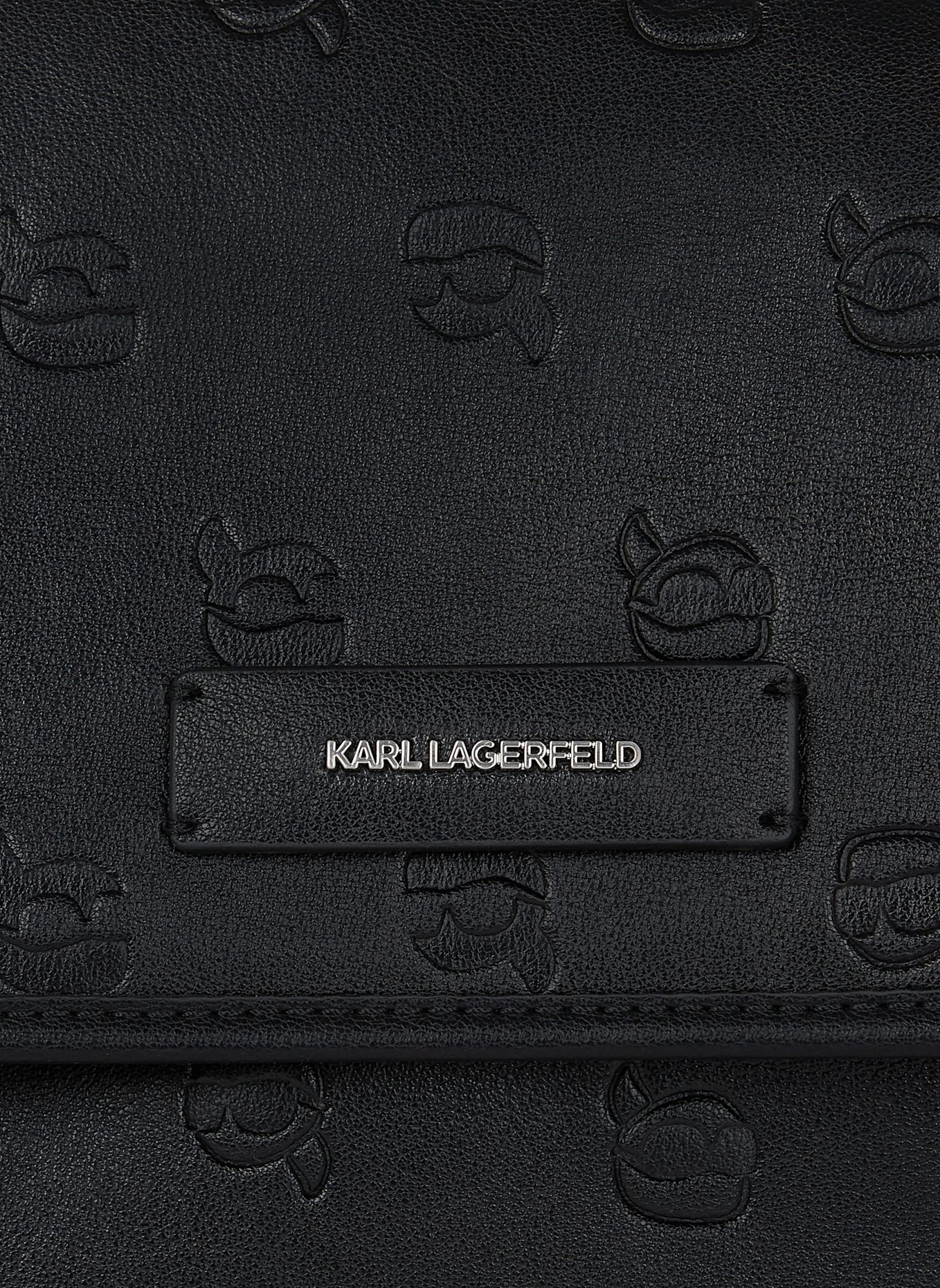 KARL LAGERFELD Schultertasche: SCHWARZ