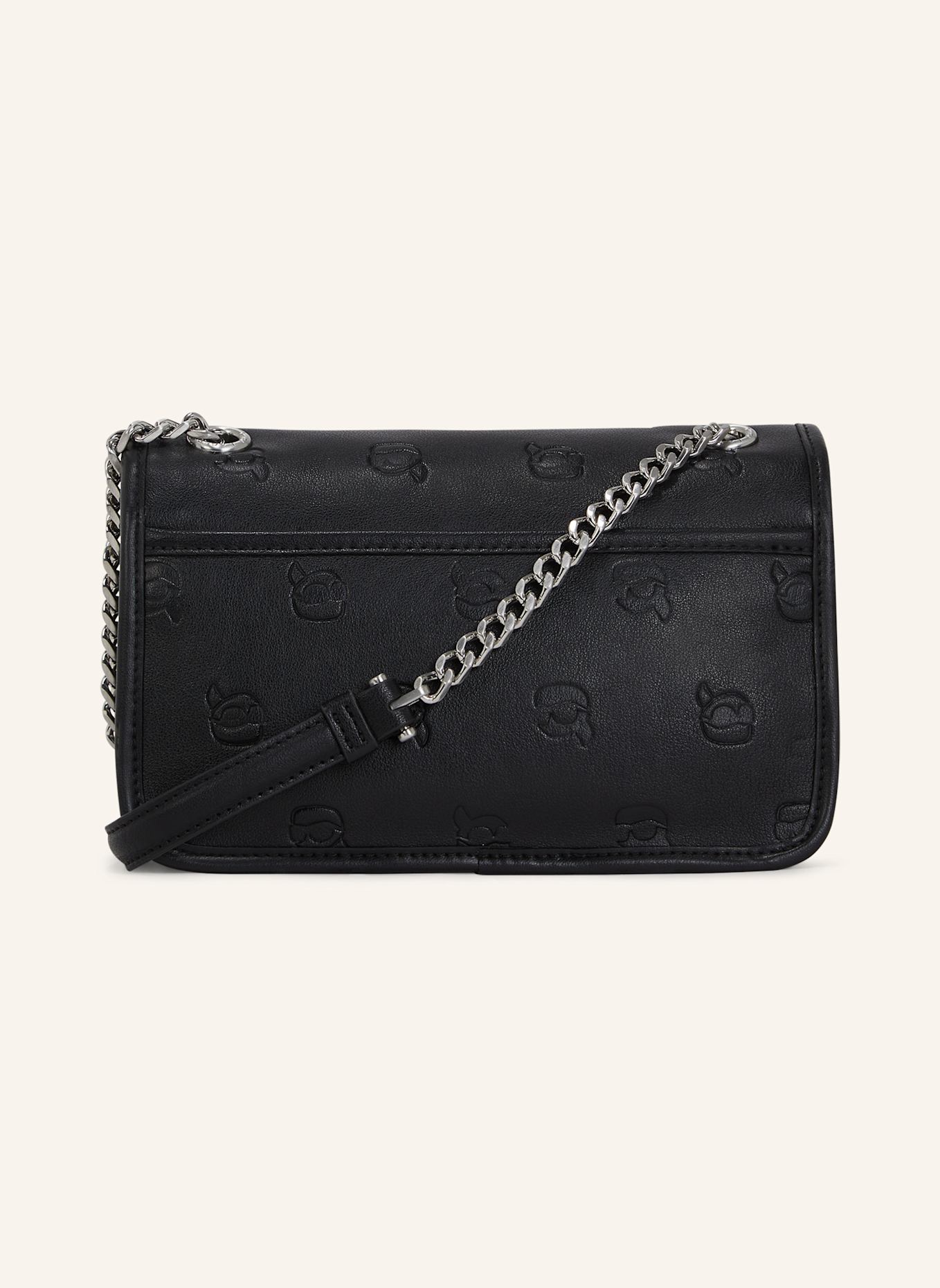 KARL LAGERFELD Schultertasche: SCHWARZ