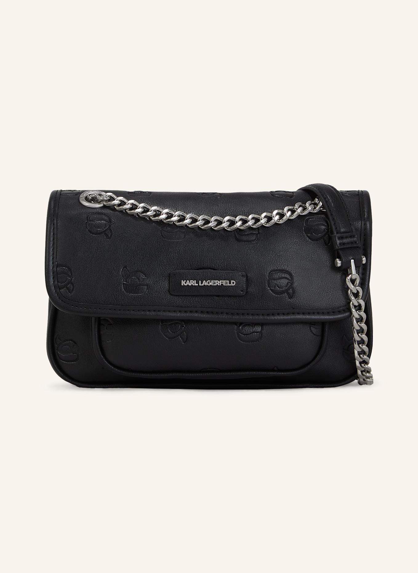 KARL LAGERFELD Schultertasche: SCHWARZ