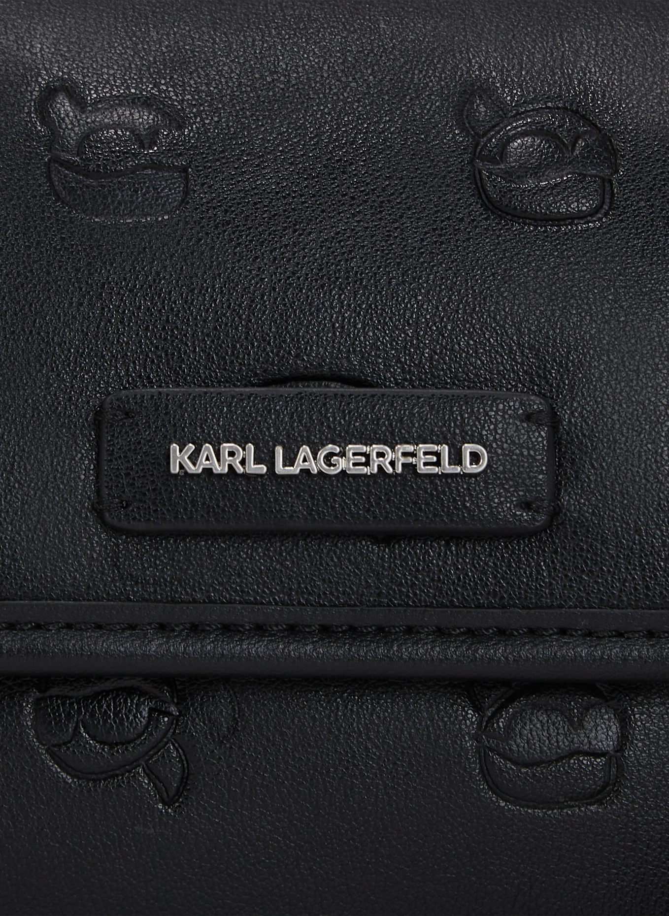 KARL LAGERFELD Schultertasche: SCHWARZ