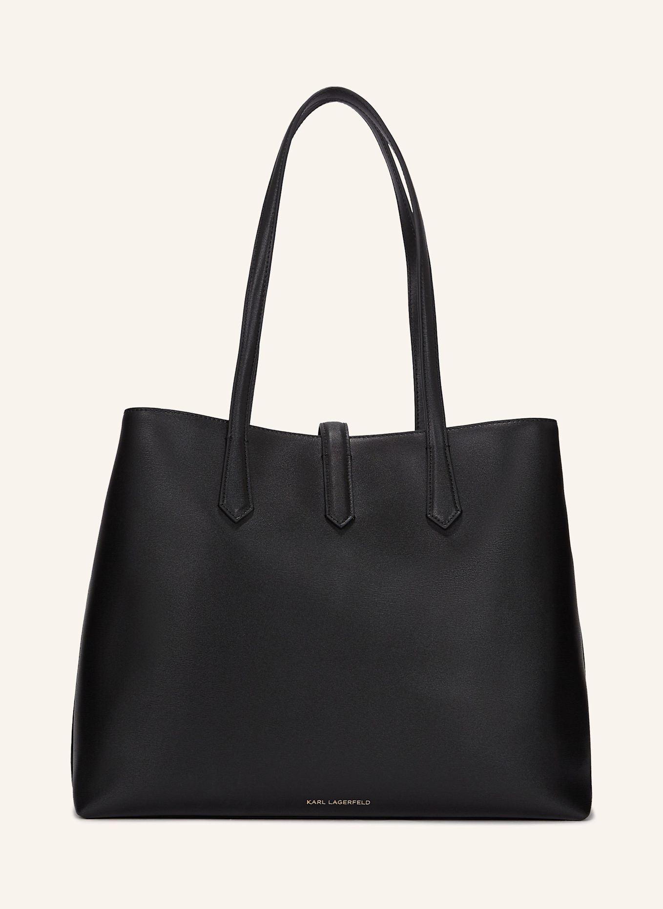 KARL LAGERFELD Handtasche: SCHWARZ/ GOLD