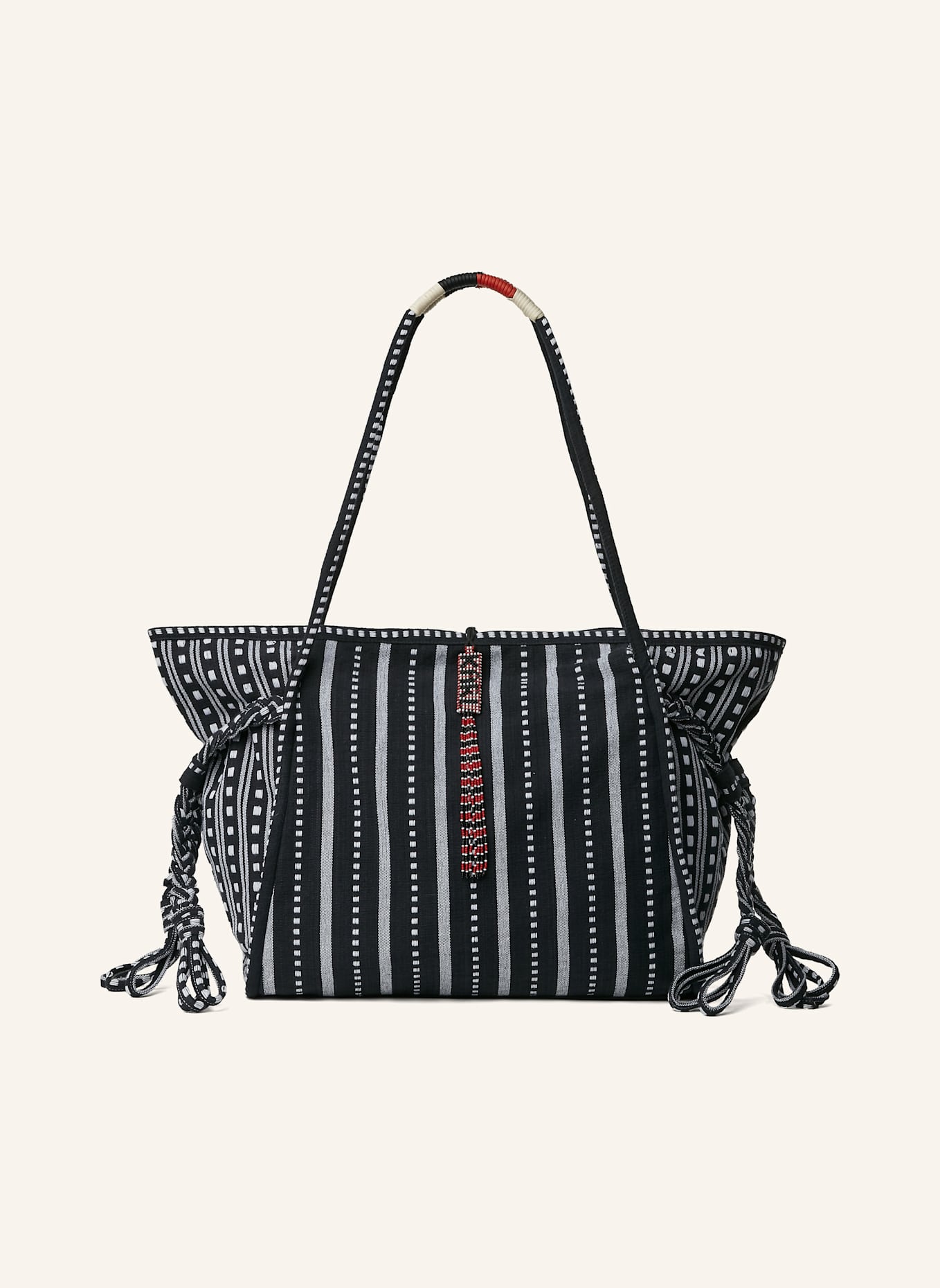 KARL LAGERFELD KL x AMBER VALLETTA Handtasche: WEISS/ SCHWARZ