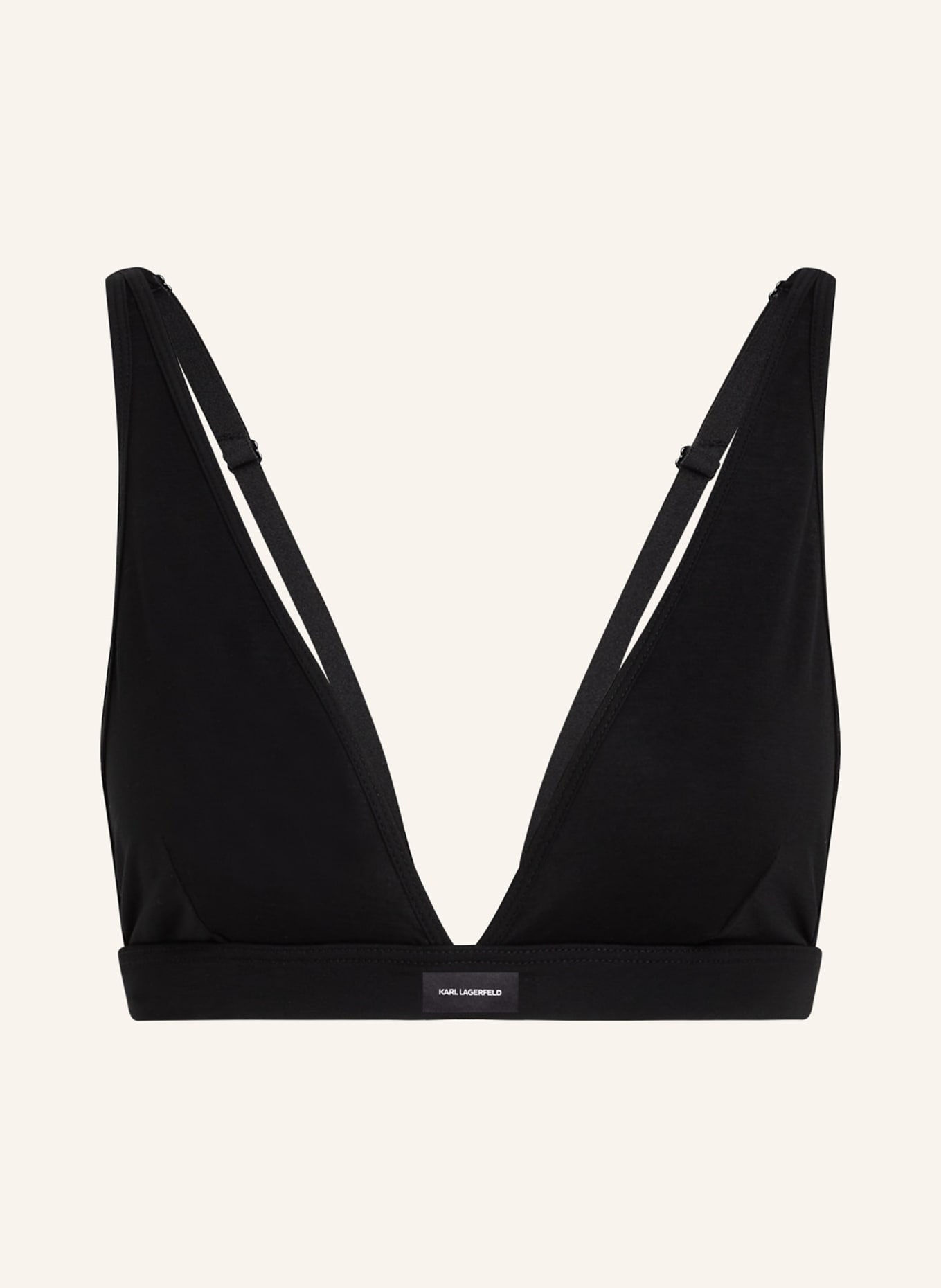 KARL LAGERFELD Top: SCHWARZ