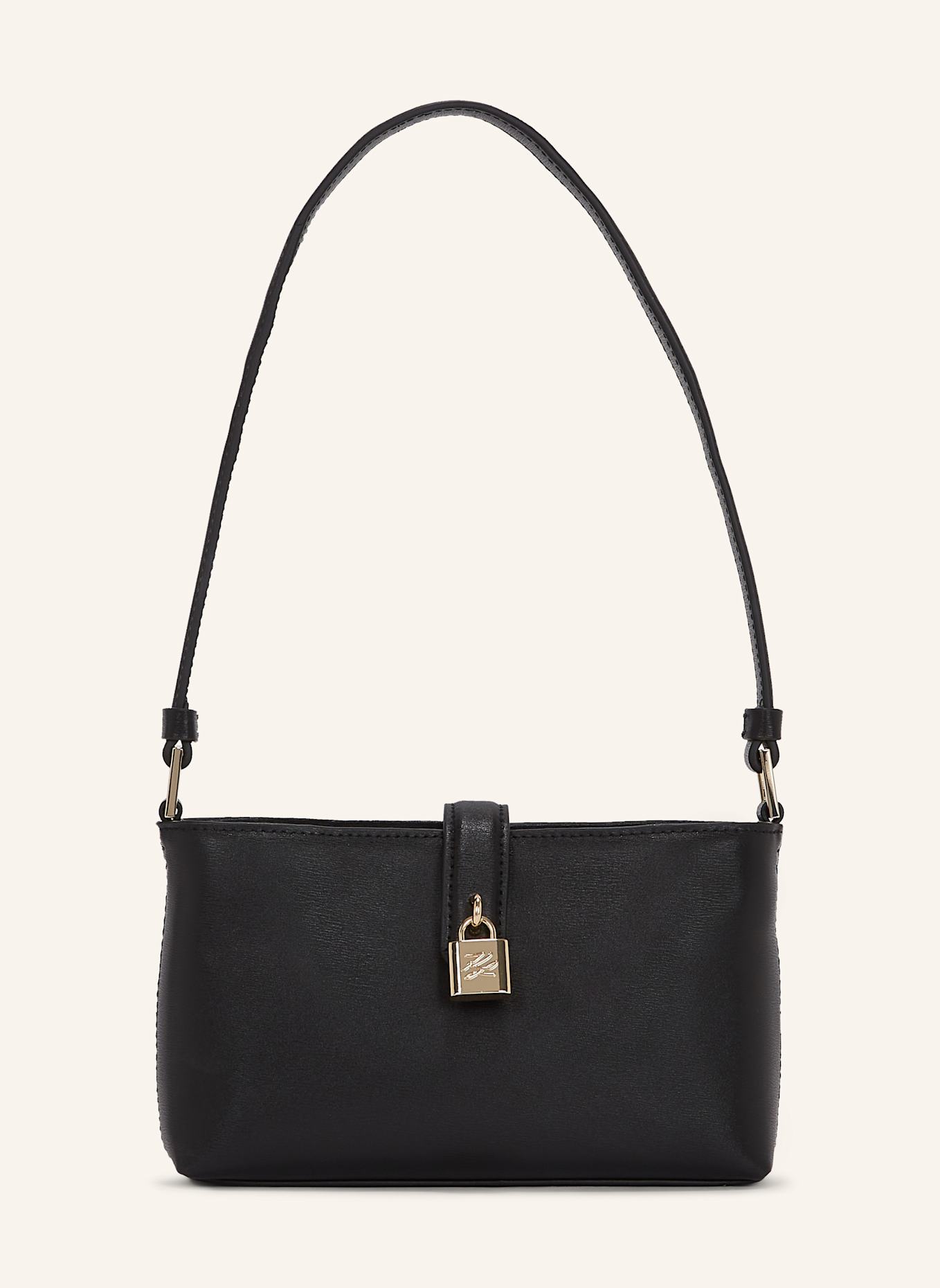 KARL LAGERFELD Pouch: SCHWARZ/ GOLD